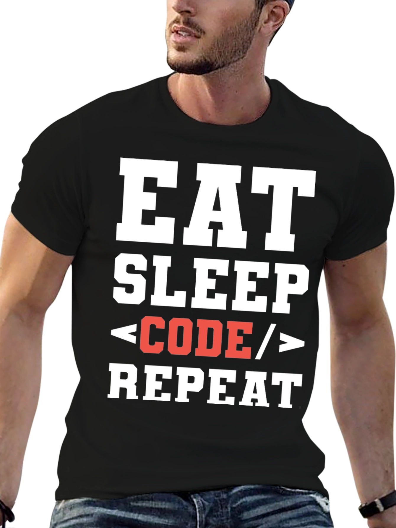 Eat Sleep Code Repeat Programmer T-Shirt