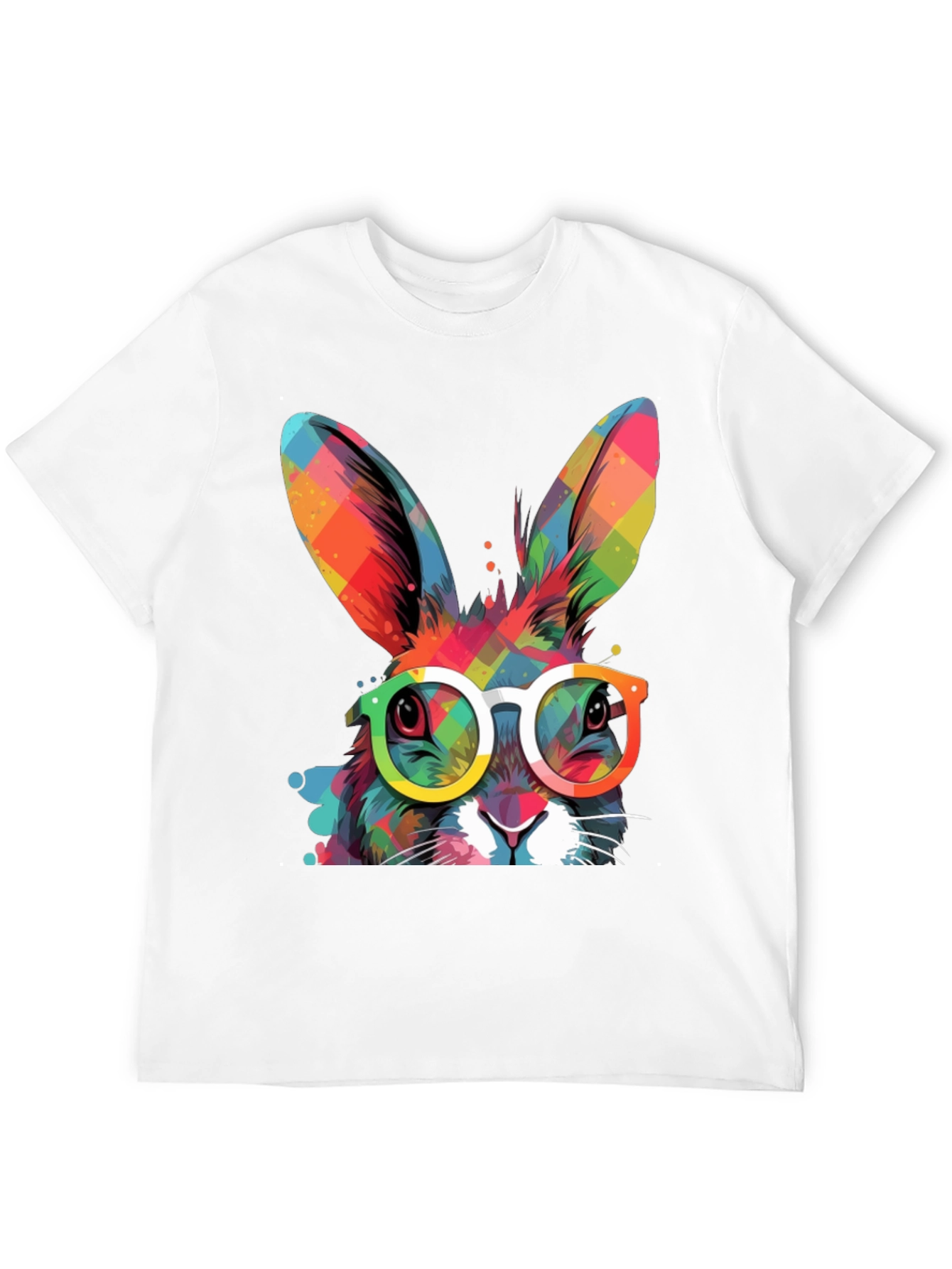 Cool Bunny Graphic Tee - Easter Style
