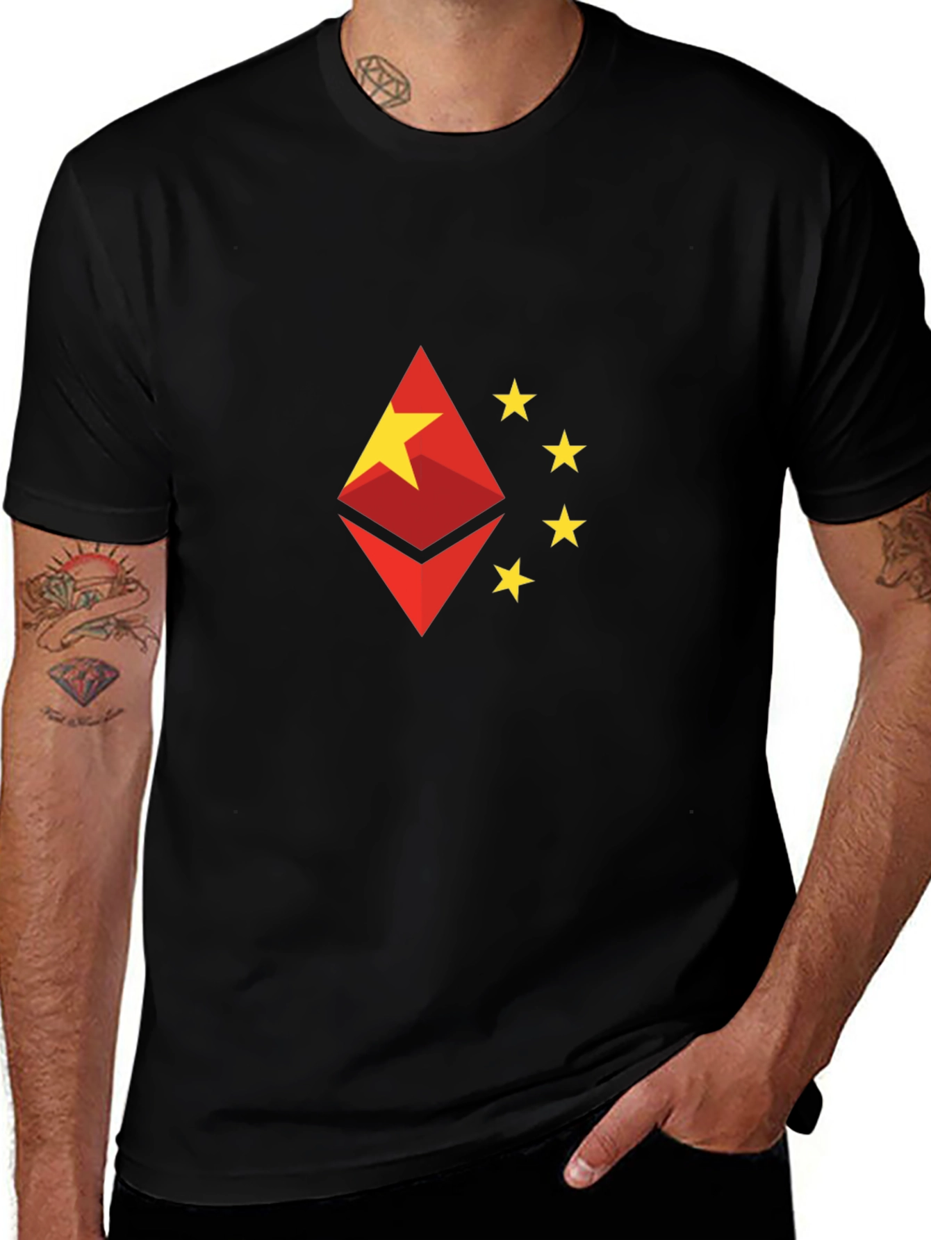 Ethereum China Flag T-Shirt