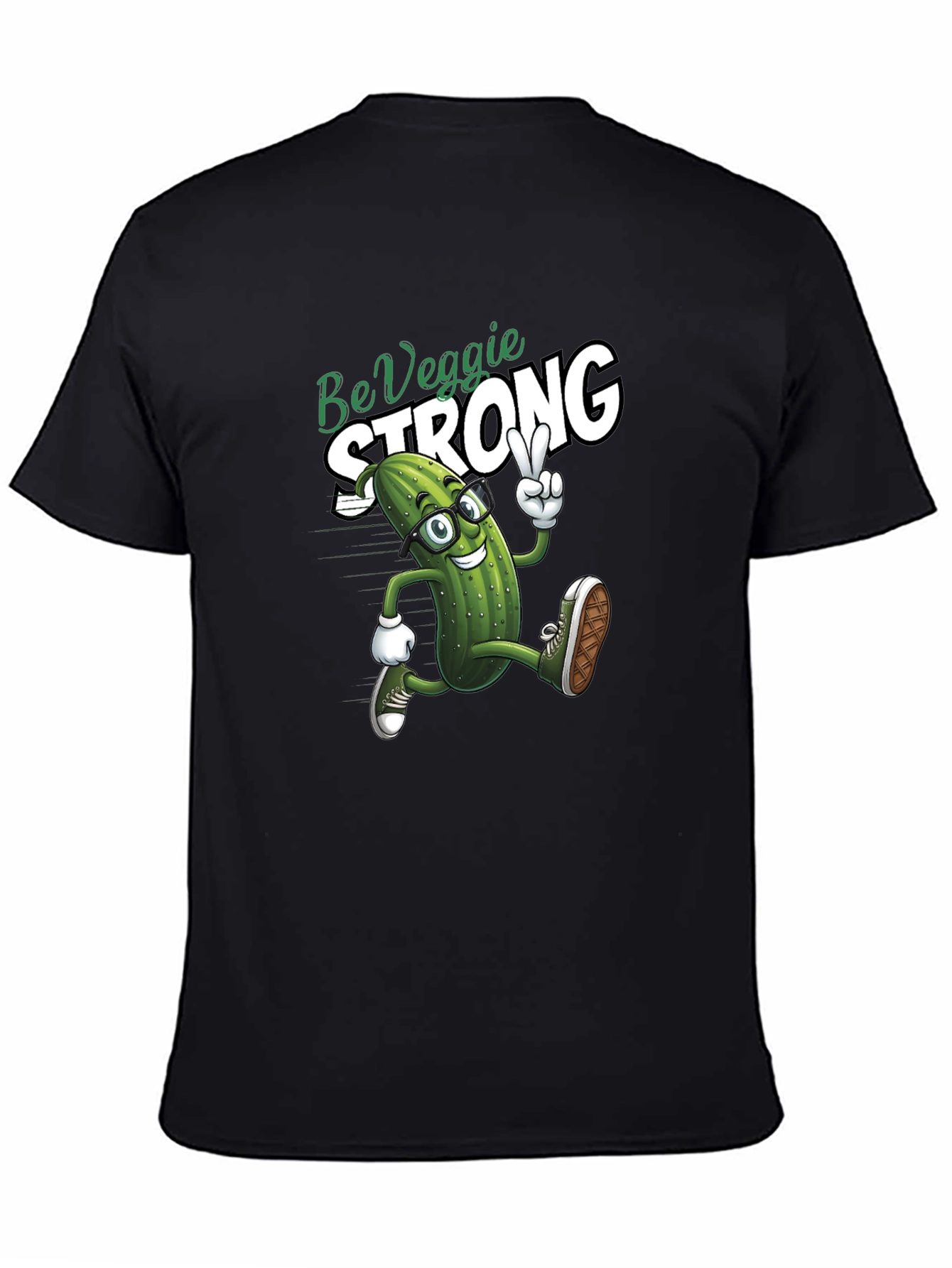 Be Veggie Strong T-Shirt Funny Pickle