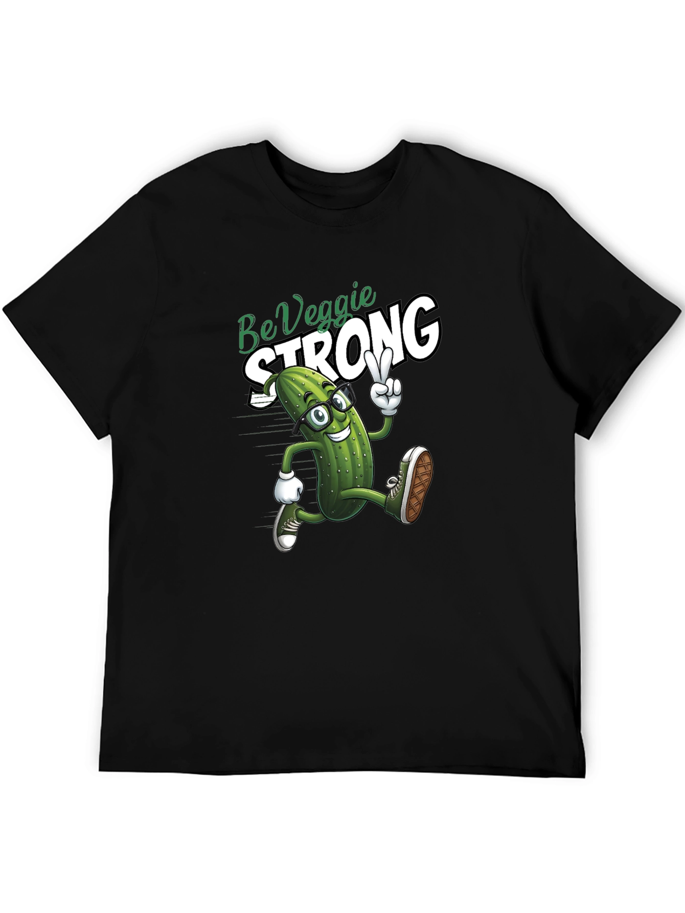 Be Veggie Strong T-Shirt Funny Pickle