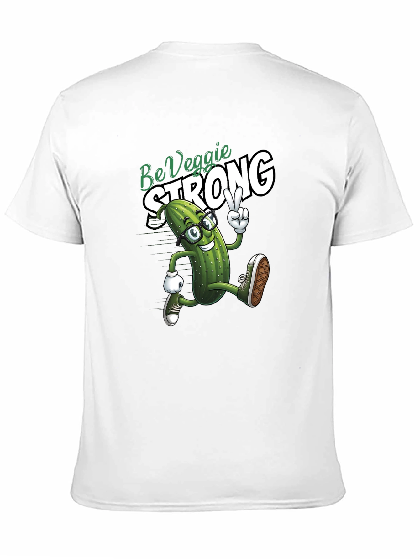 Be Veggie Strong T-Shirt Funny Pickle