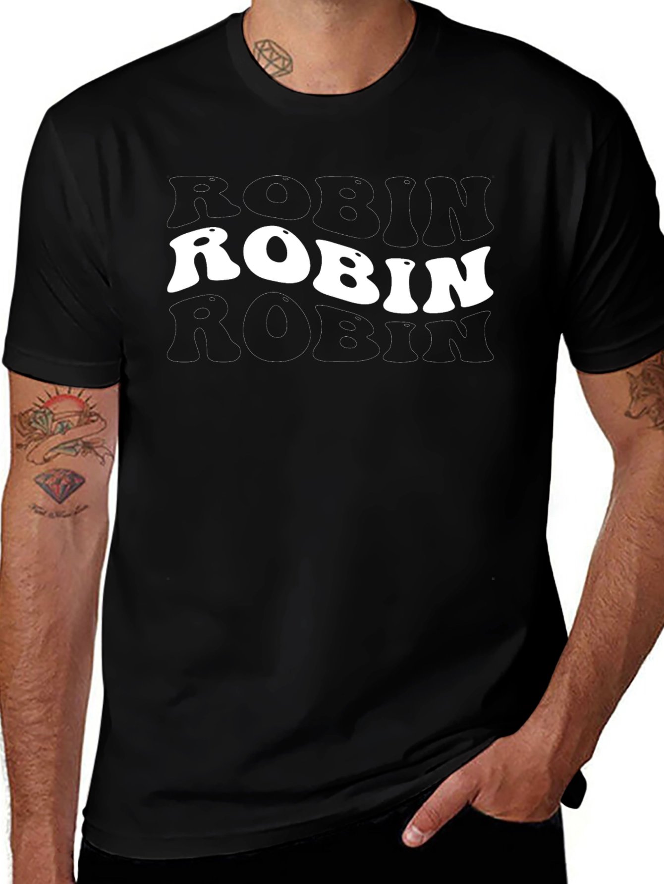 Robin Graphic Tee - Retro Style Comfort