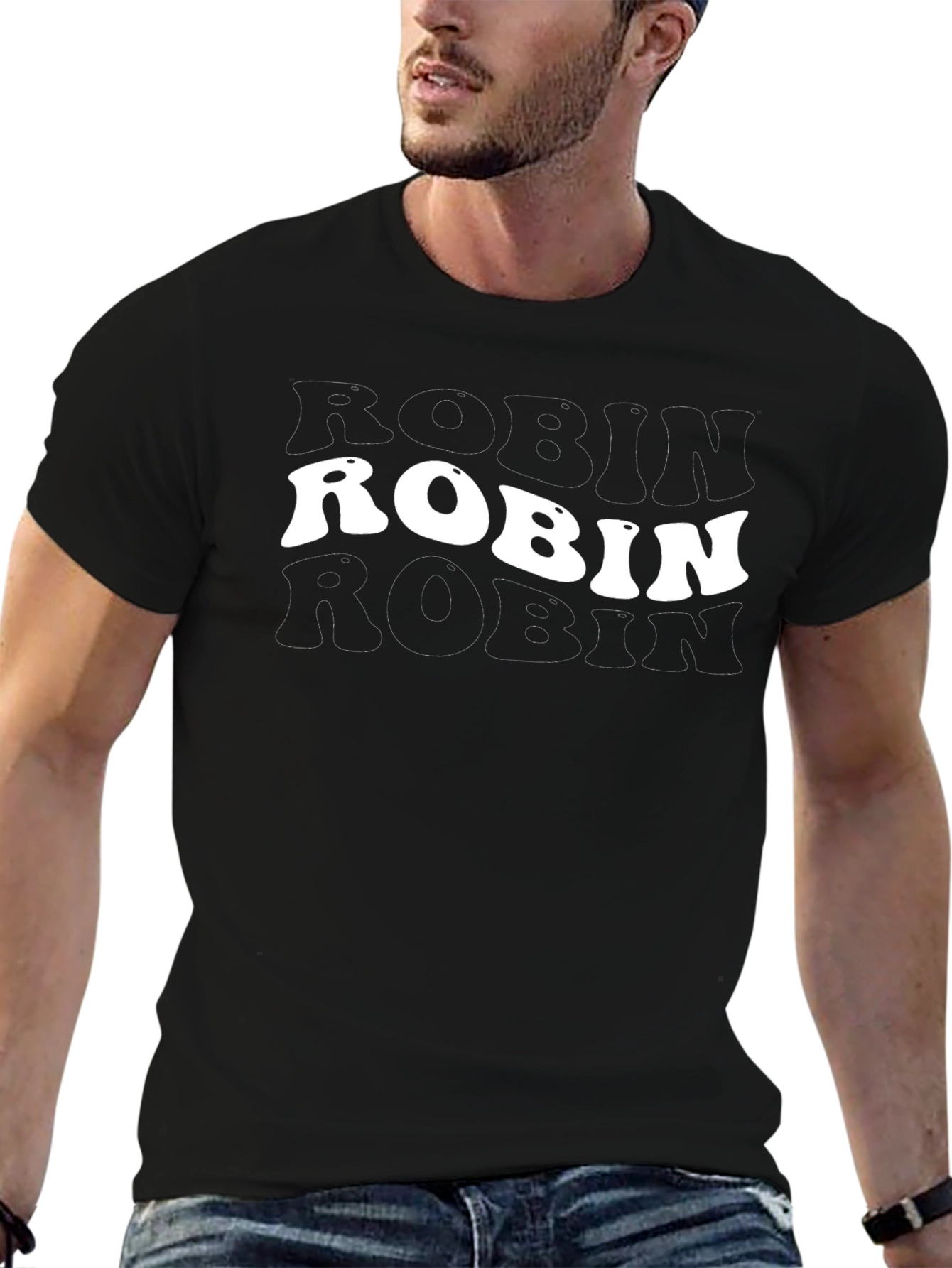 Robin Graphic Tee - Retro Style Comfort