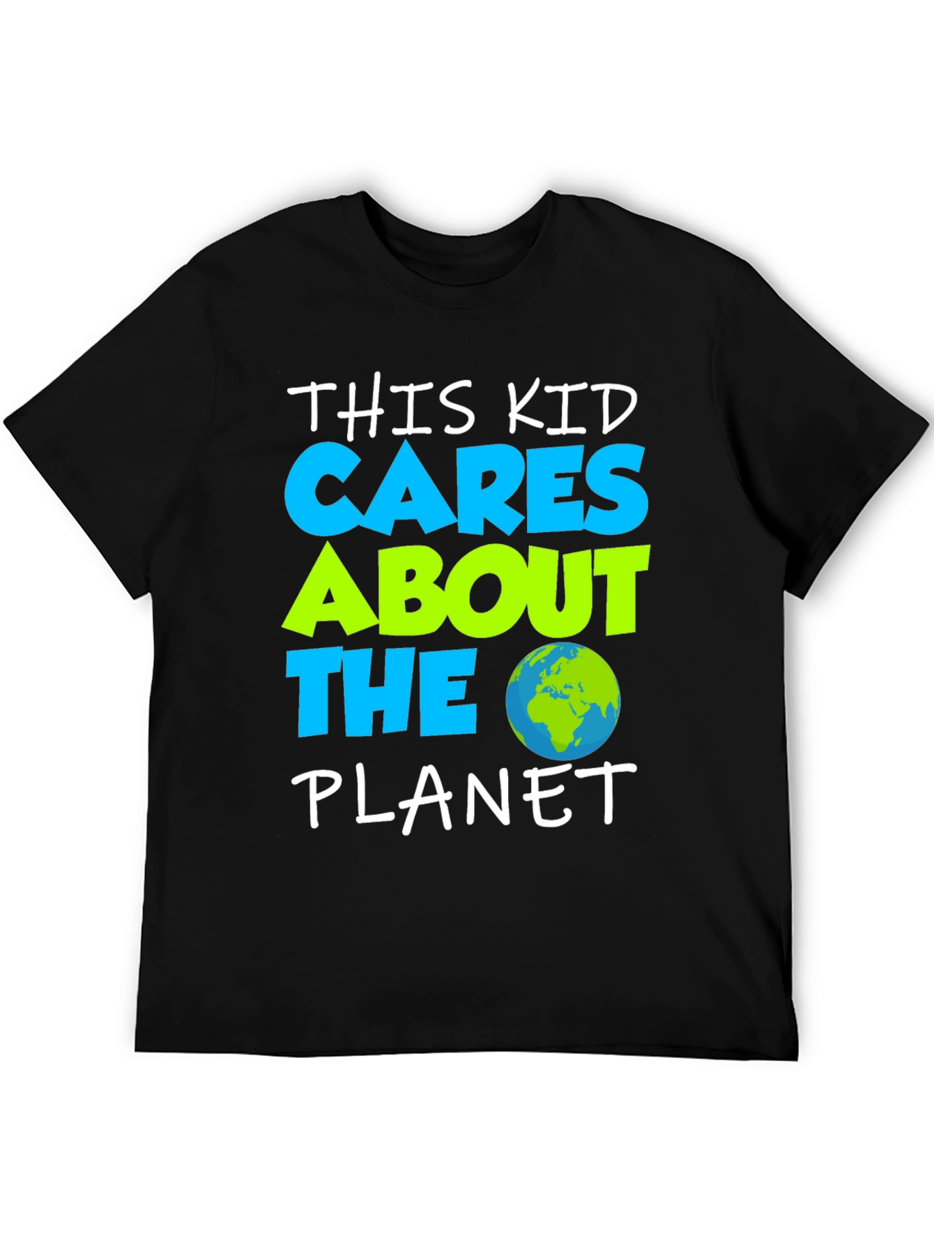 Cares About The Planet Graphic T-Shirt