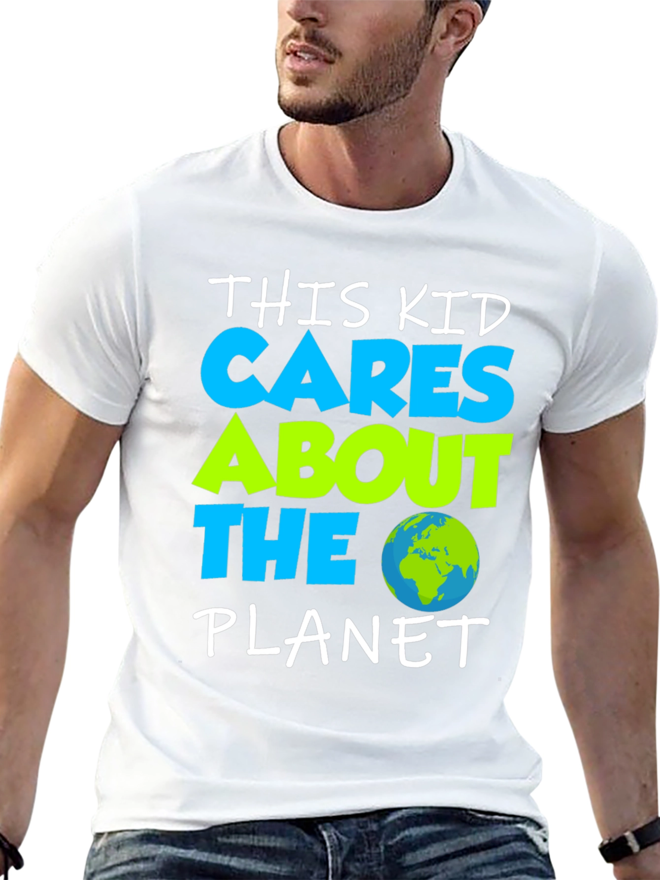 Cares About The Planet Graphic T-Shirt