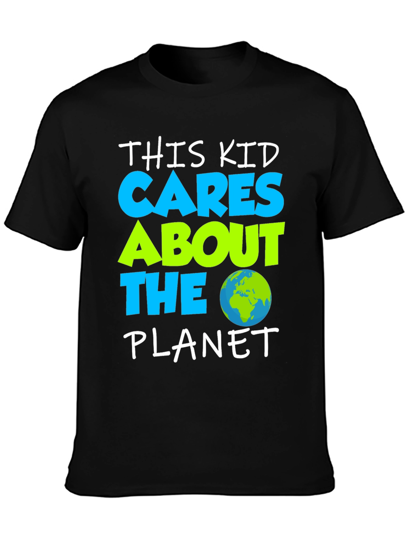 Cares About The Planet Graphic T-Shirt