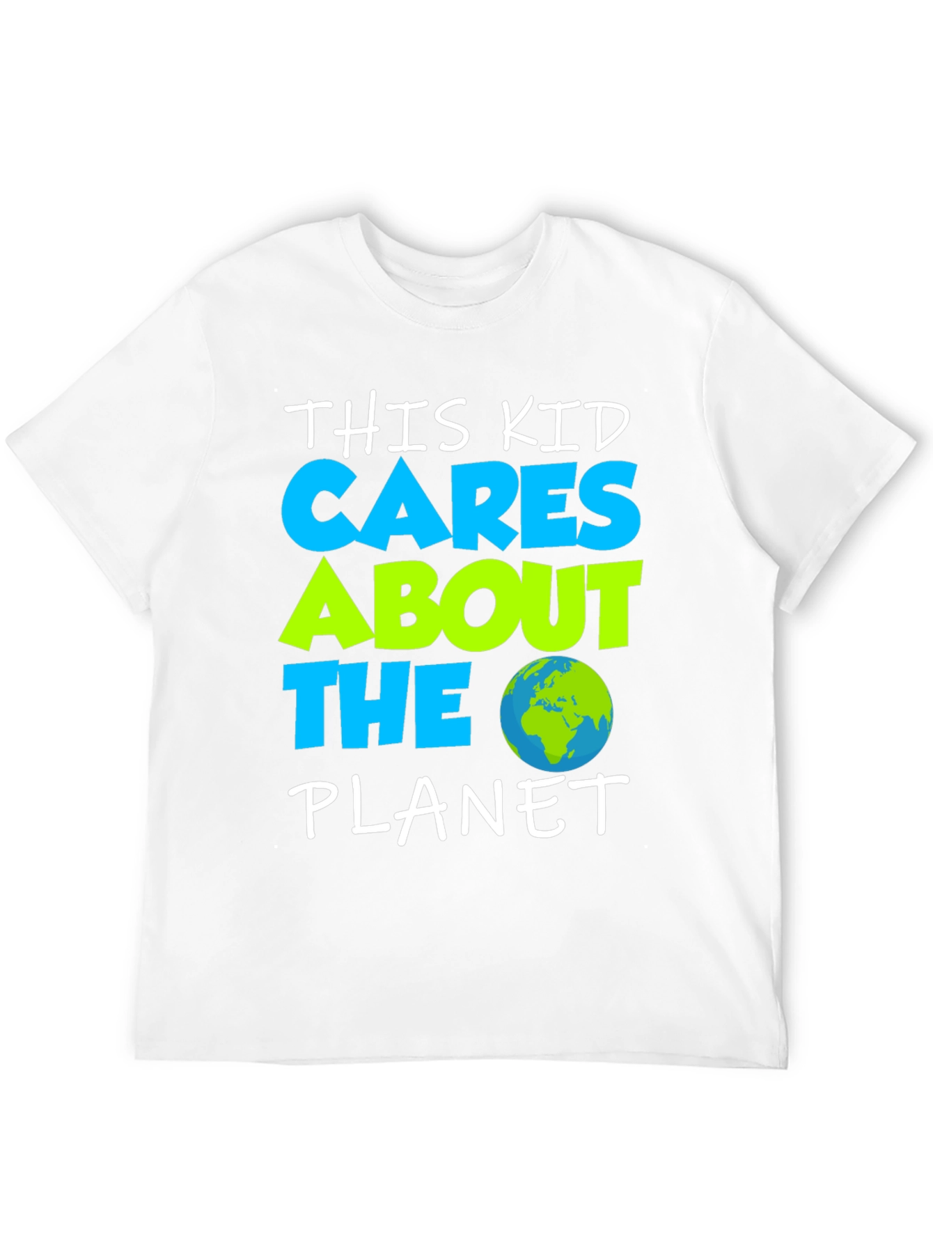 Cares About The Planet Graphic T-Shirt