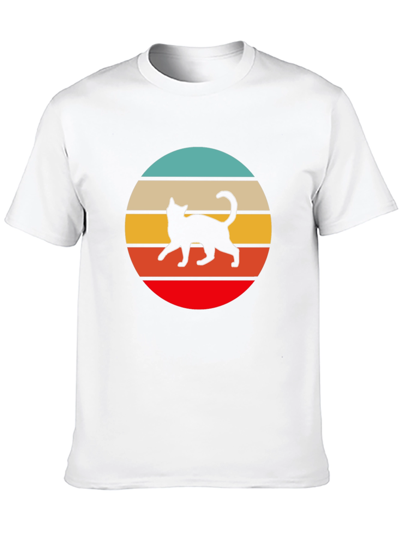 Retro Cat Graphic T-Shirt - Unisex Cotton Tee