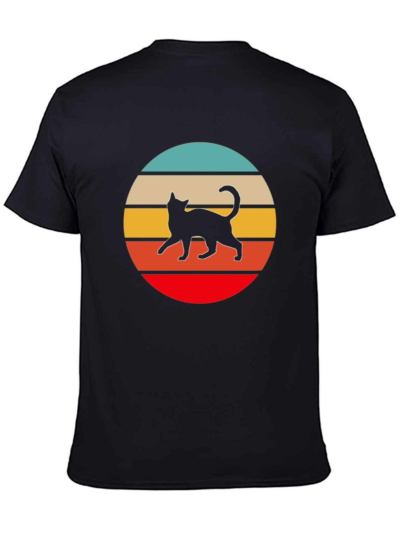 Retro Cat Graphic T-Shirt - Unisex Cotton Tee