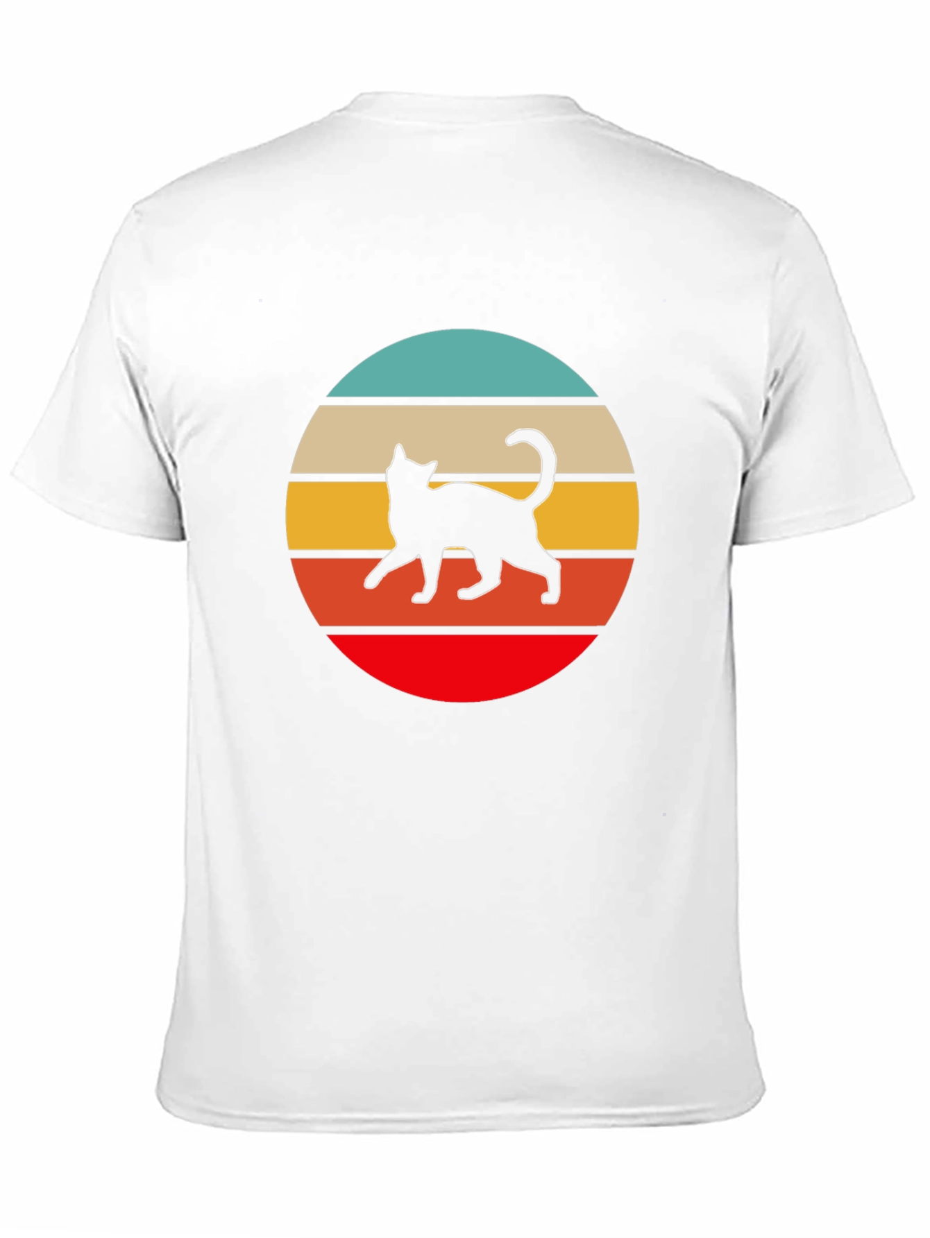 Retro Cat Graphic T-Shirt - Unisex Cotton Tee