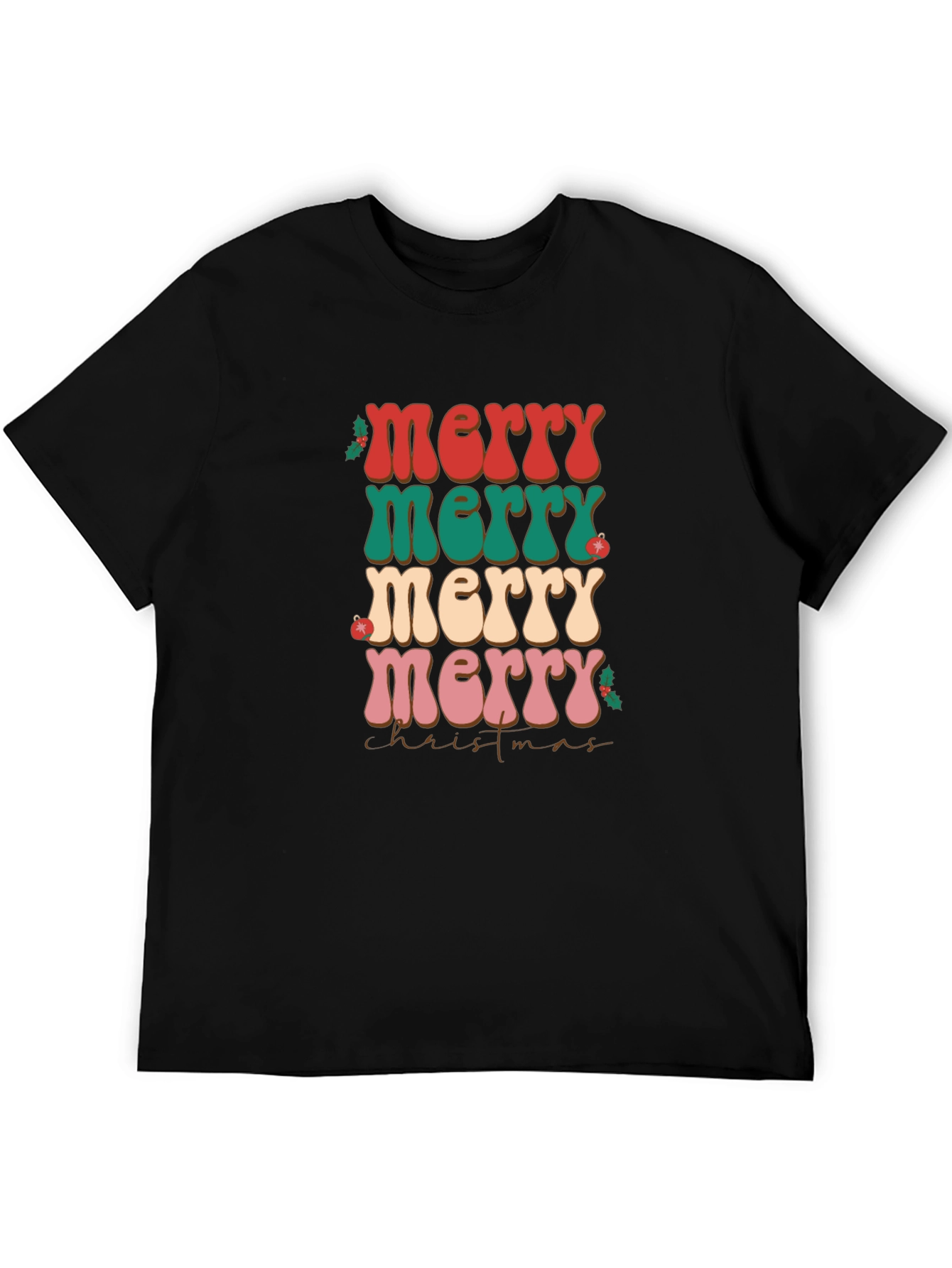 Retro Merry Christmas T-Shirt