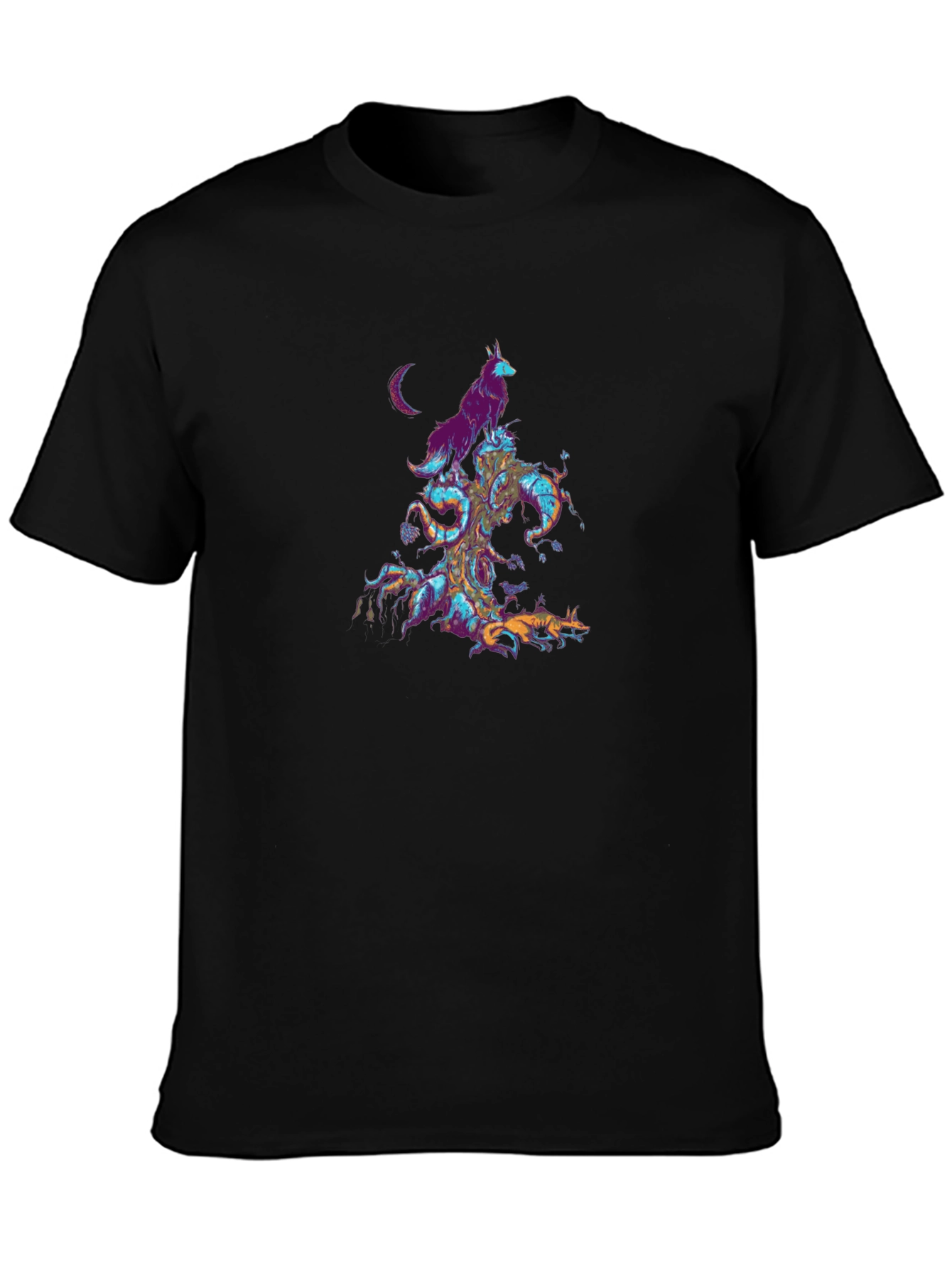 Mystic Wolves Graphic T-Shirt