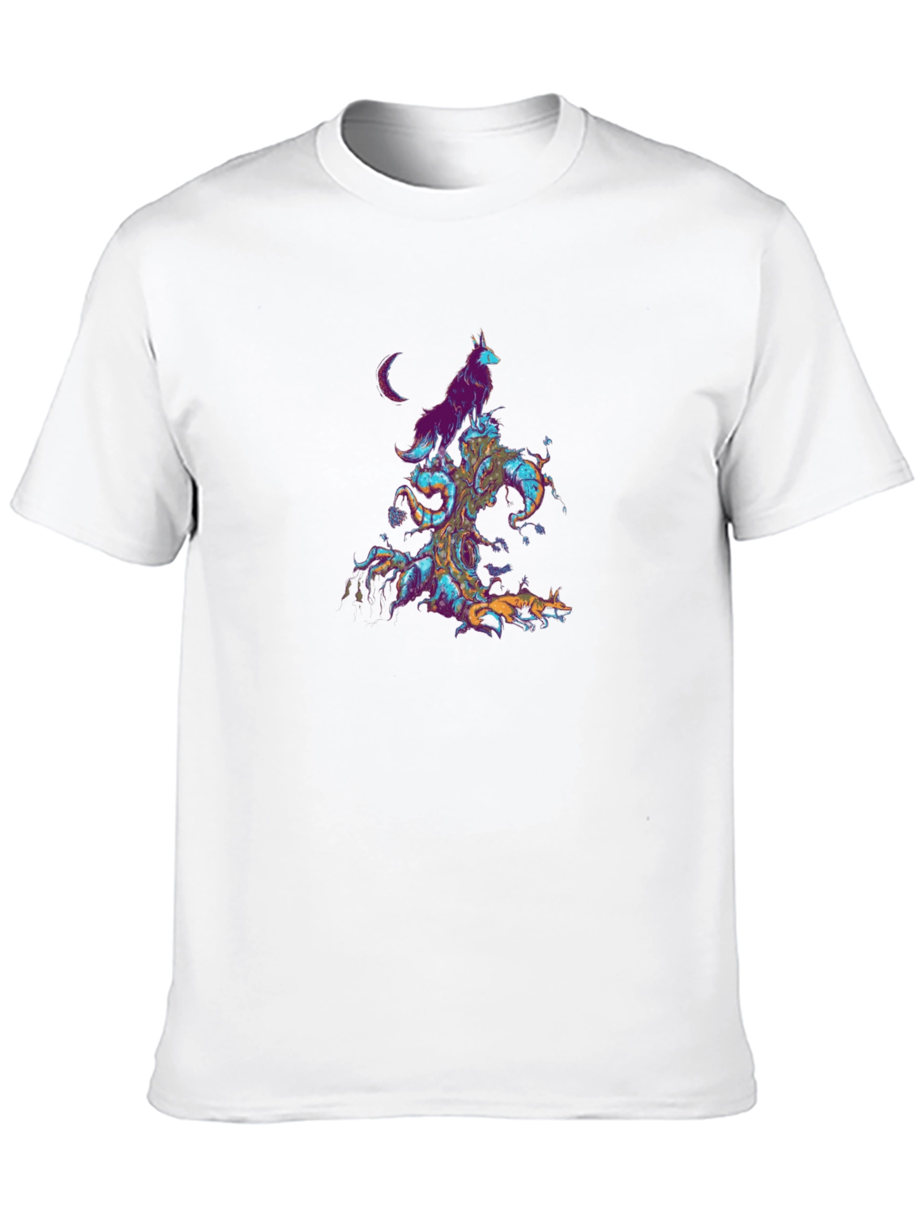 Mystic Wolves Graphic T-Shirt