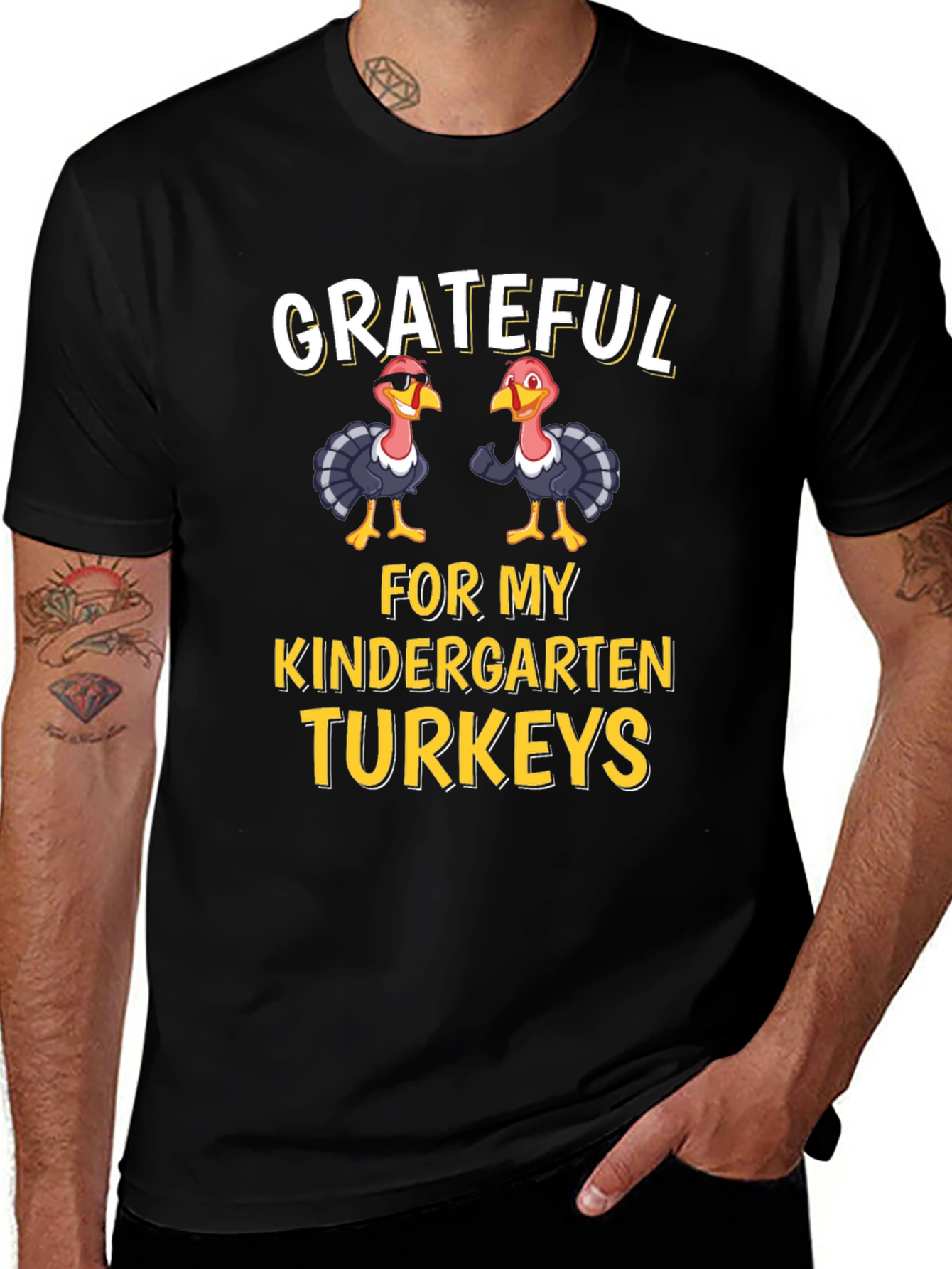 Grateful for My Kindergarten Turkeys T-Shirt