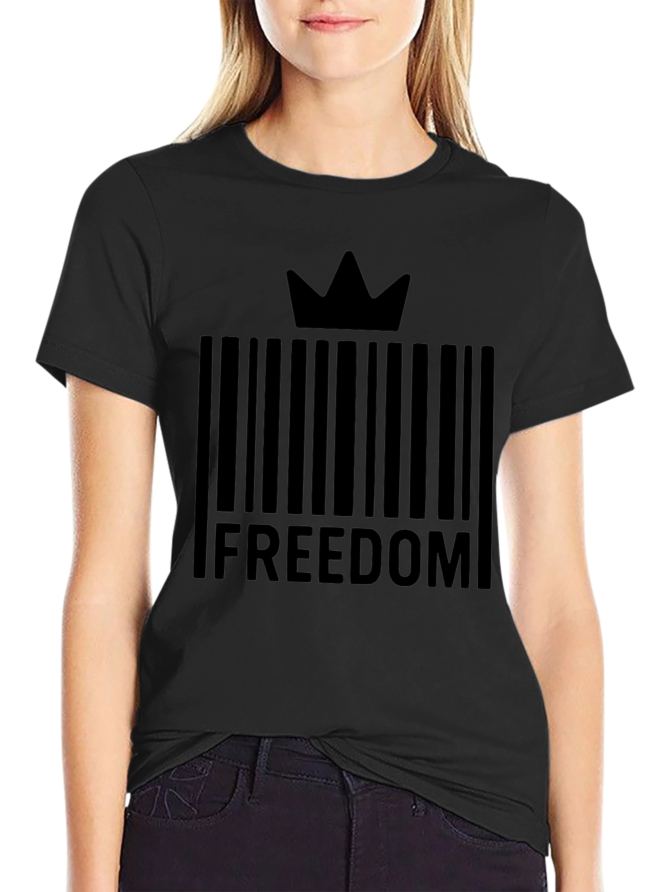 Freedom Crown Barcode T-Shirt
