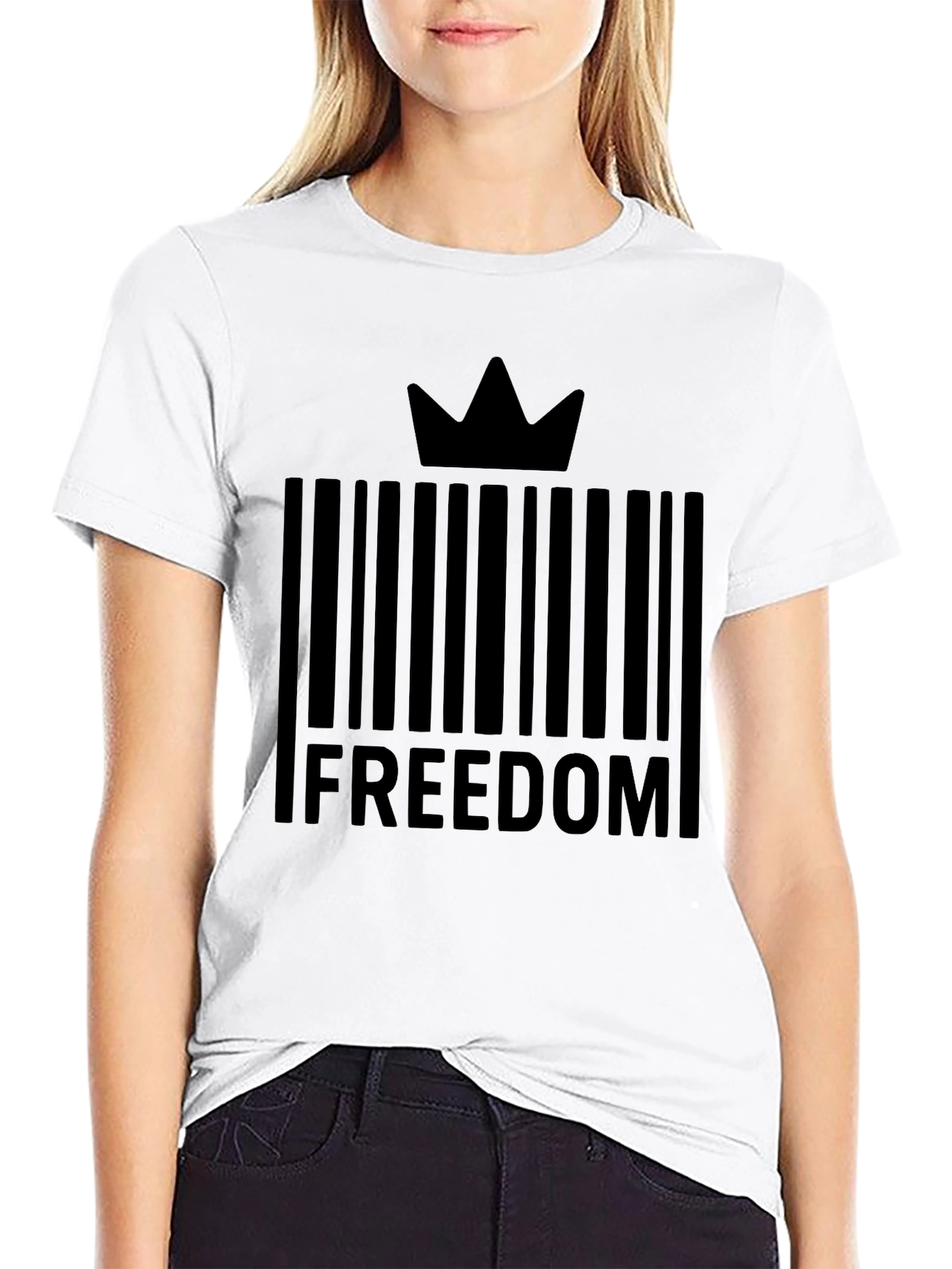 Freedom Crown Barcode T-Shirt