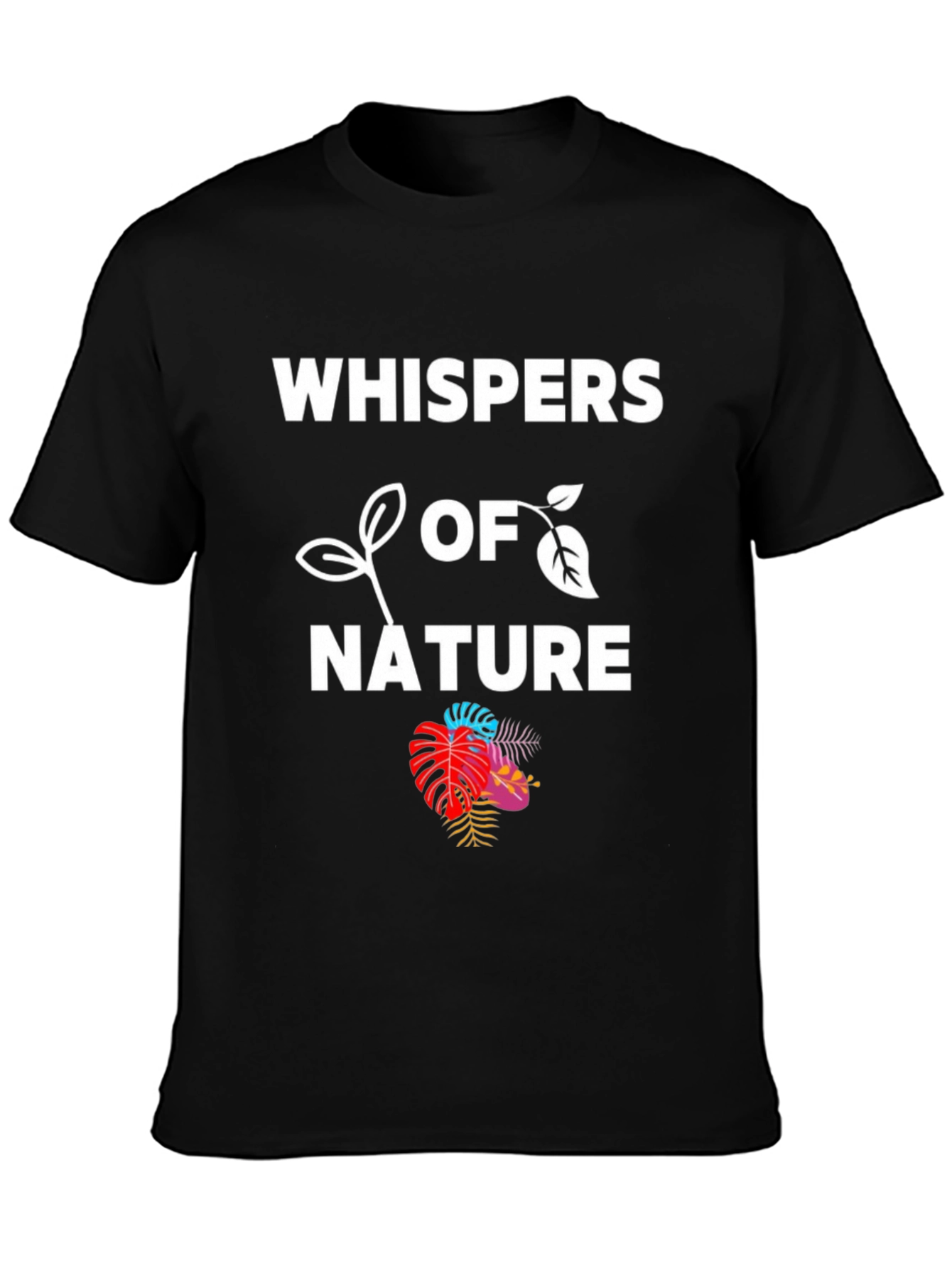 Whispers of Nature Graphic Tee - Eco-Friendly Fashion