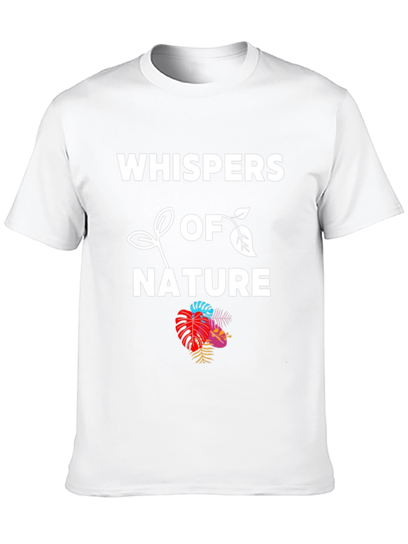 Whispers of Nature Graphic Tee - Eco-Friendly Fashion