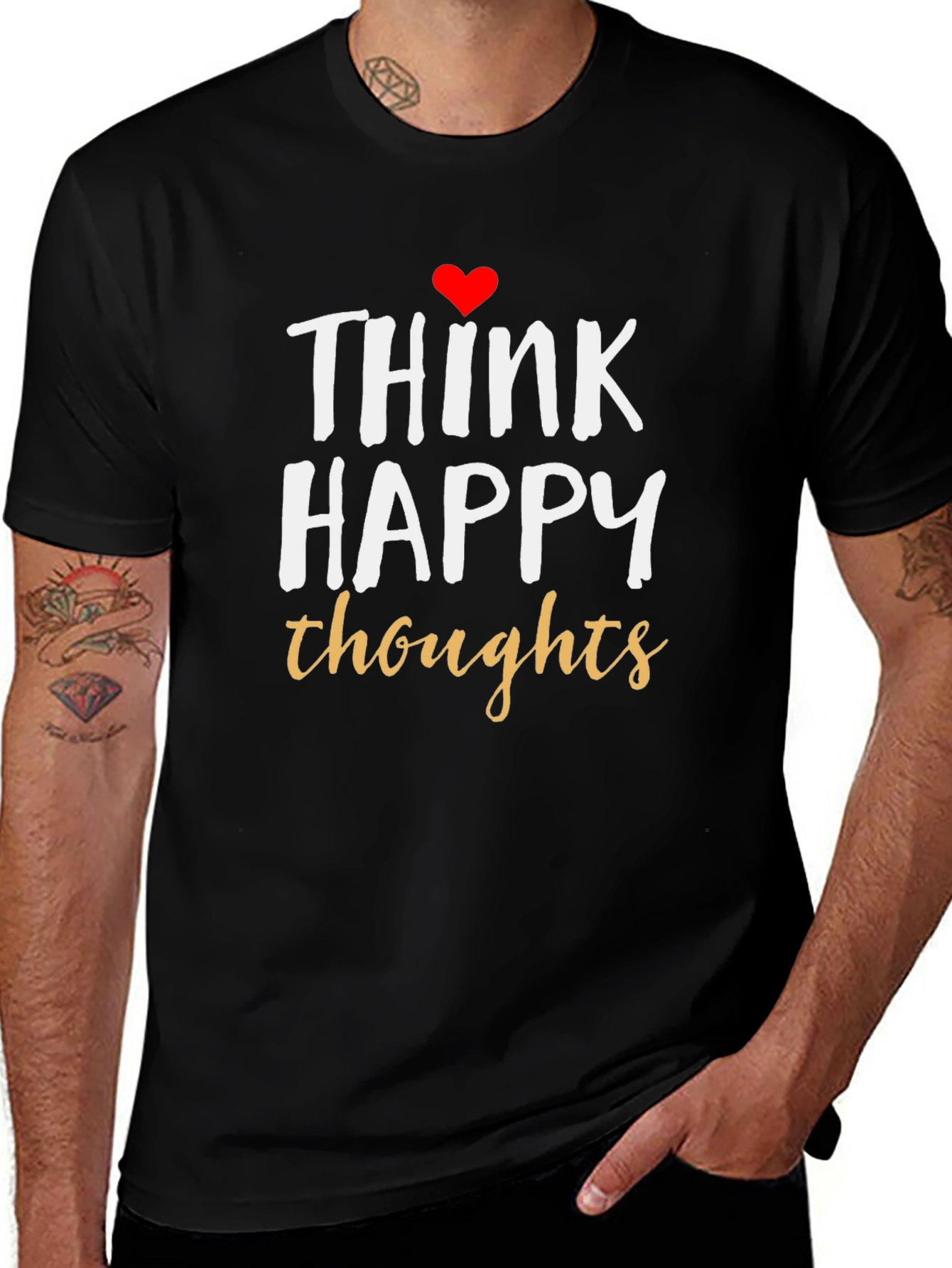 Think Happy Thoughts Graphic T-Shirt