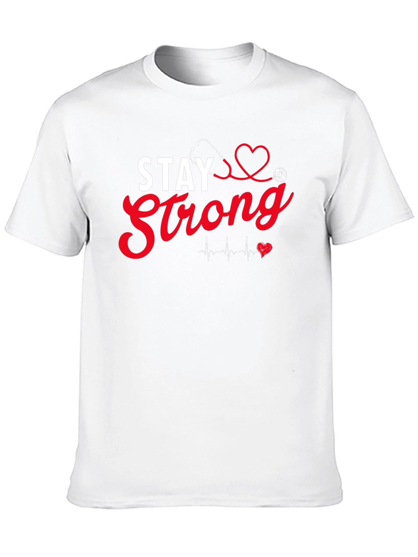 Stay Strong Graphic T-Shirt Black