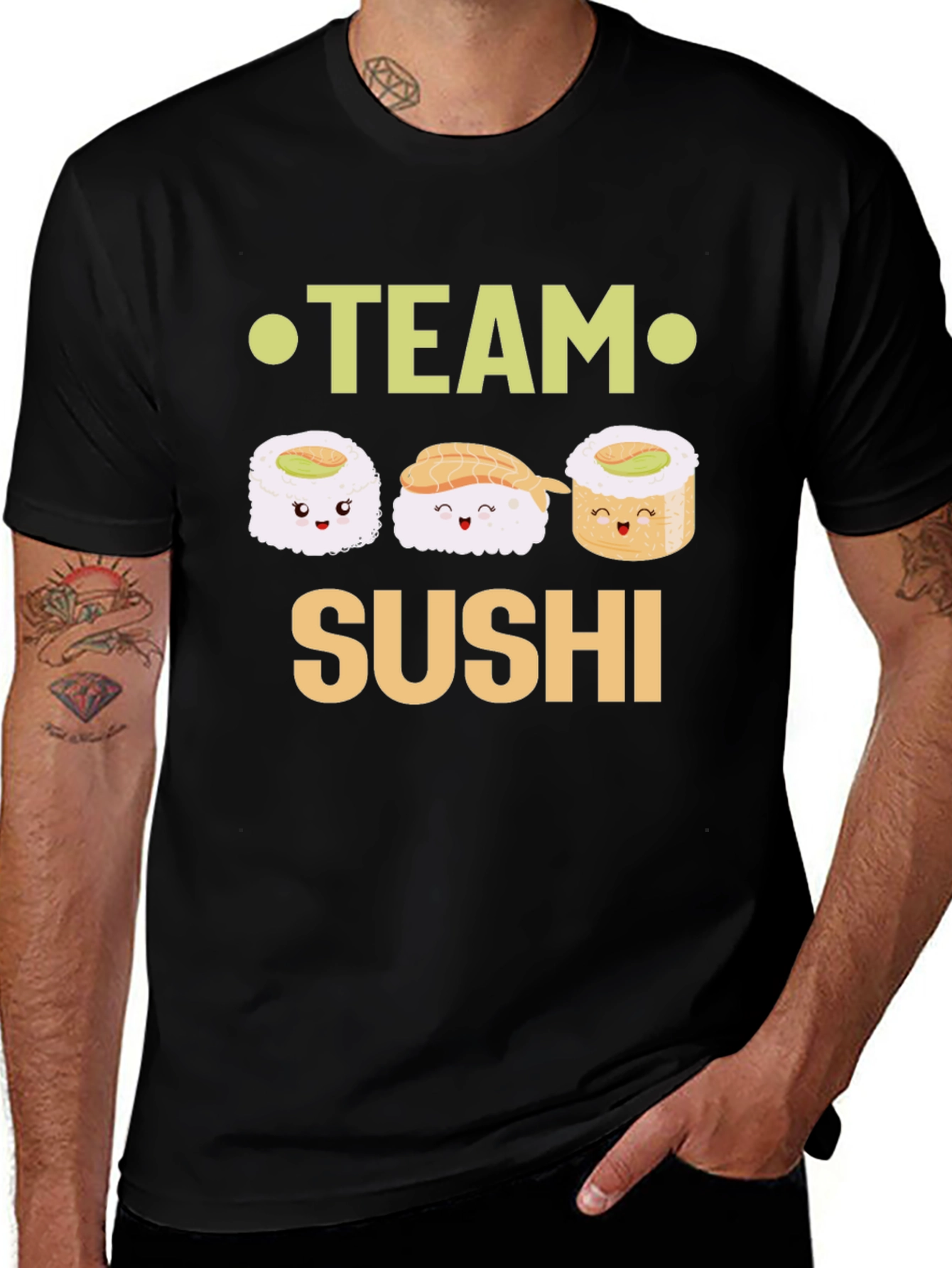 Team Sushi T-Shirt - Cute Foodie Tee