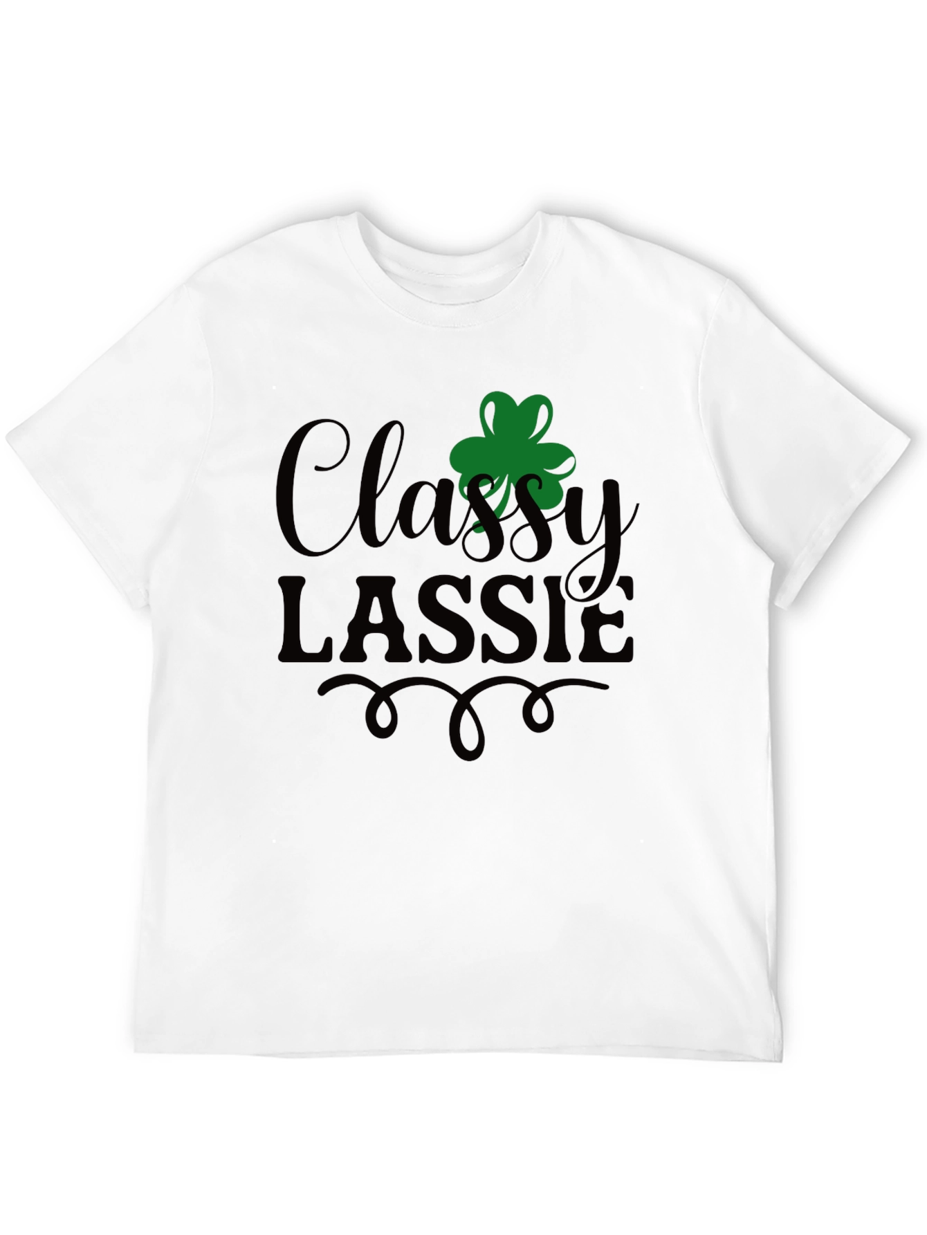 Classy Lassie St. Patricks Day Graphic T-Shirt