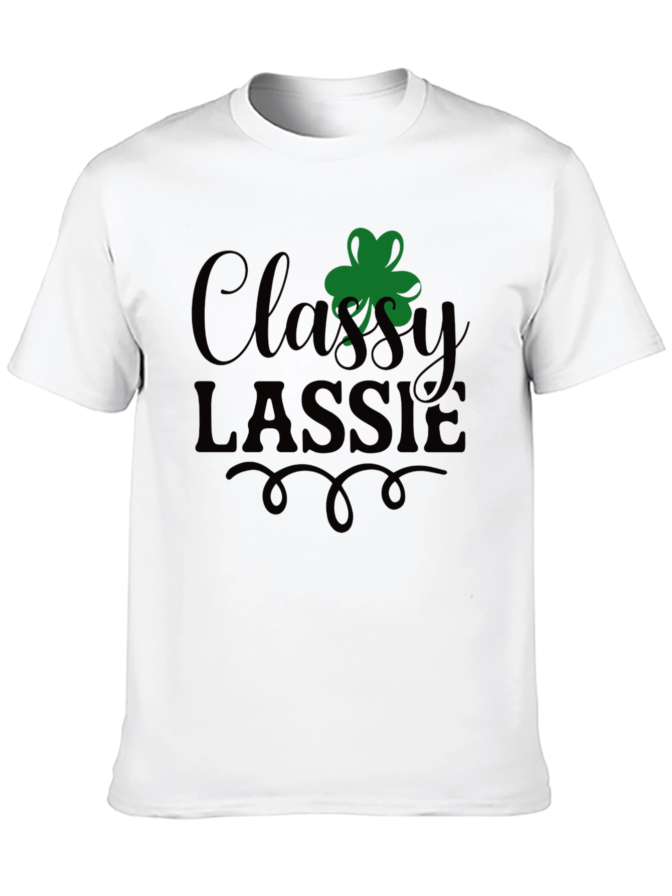 Classy Lassie St. Patricks Day Graphic T-Shirt