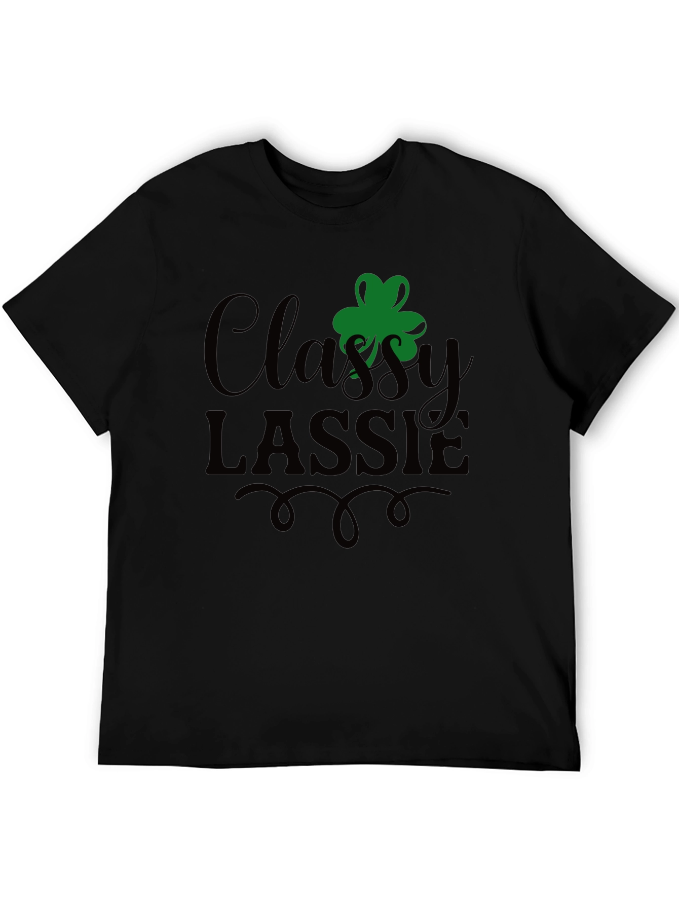 Classy Lassie St. Patricks Day Graphic T-Shirt