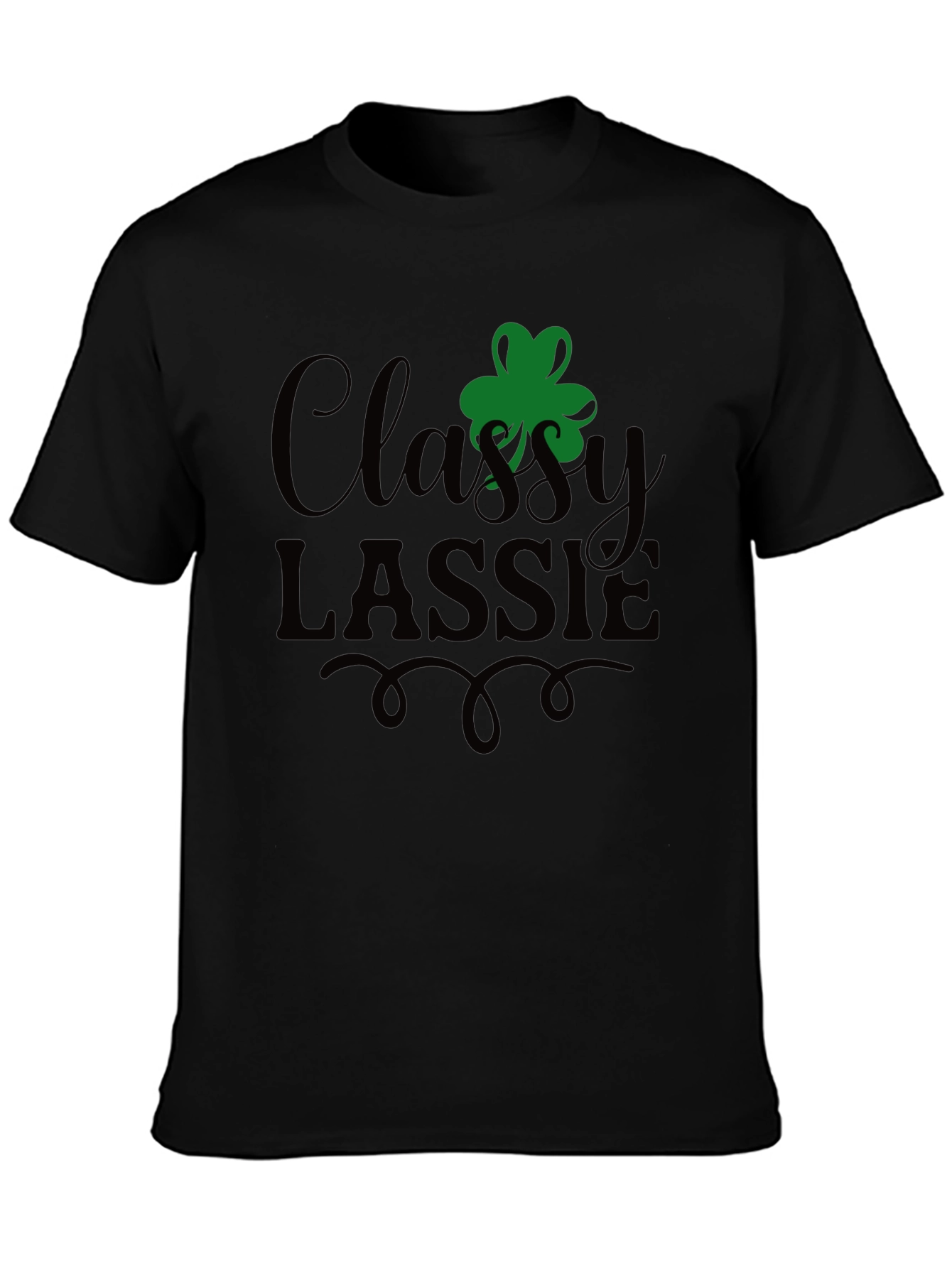 Classy Lassie St. Patricks Day Graphic T-Shirt