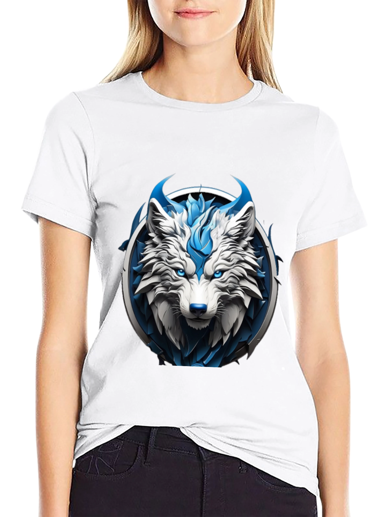 Arctic Wolf Graphic Tee - Stylish Menswear