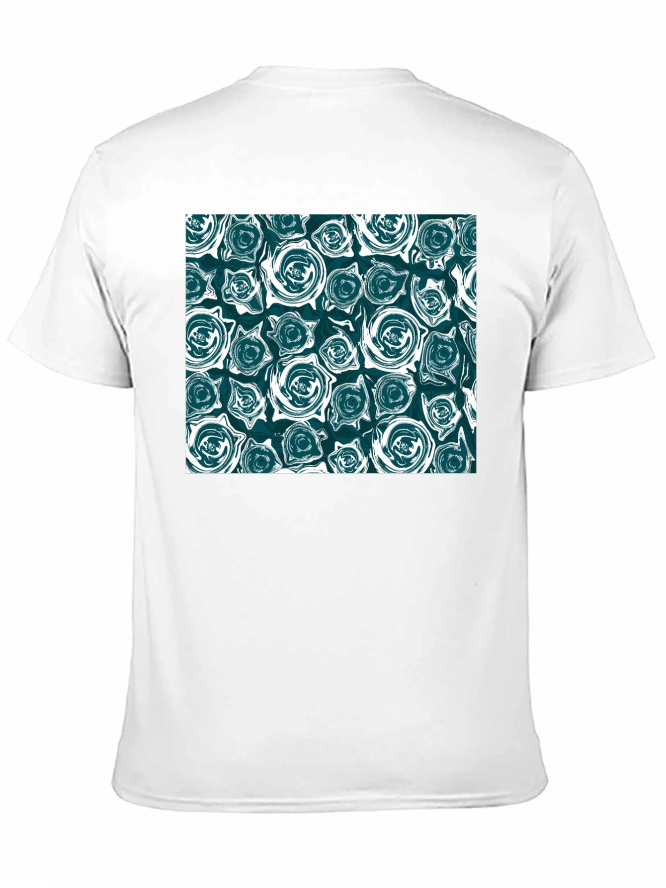Abstract Swirl Pattern T-Shirt - Modern Graphic Tee