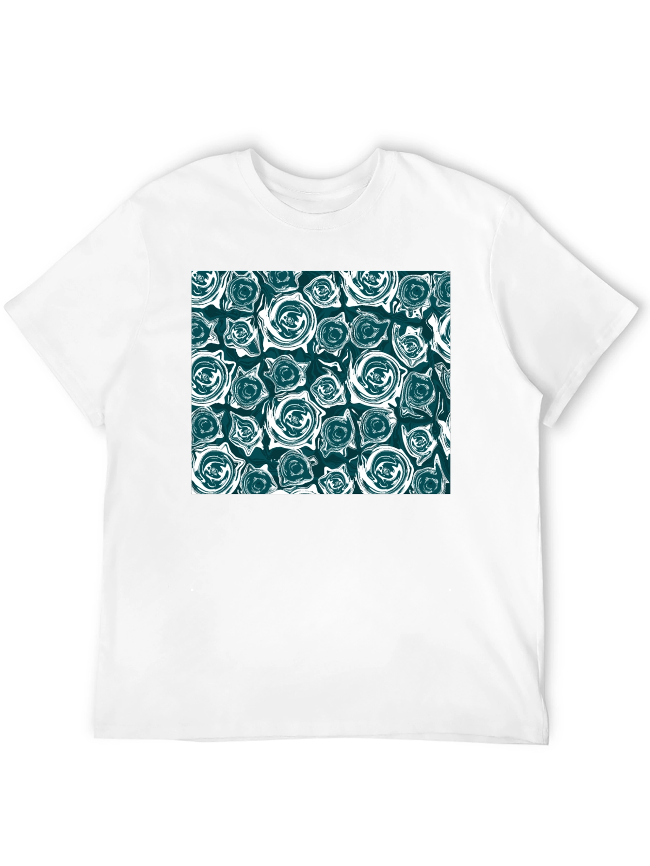 Abstract Swirl Pattern T-Shirt - Modern Graphic Tee
