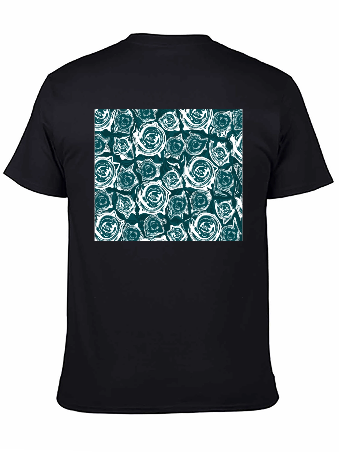 Abstract Swirl Pattern T-Shirt - Modern Graphic Tee