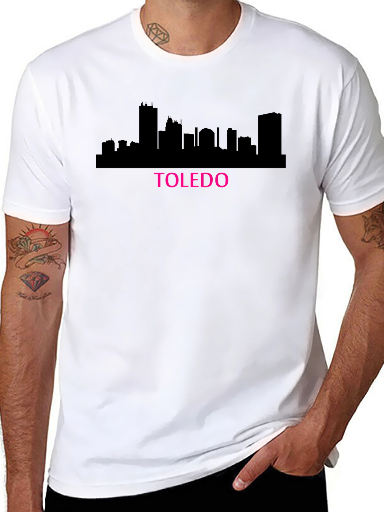 Toledo Skyline T-Shirt - Black
