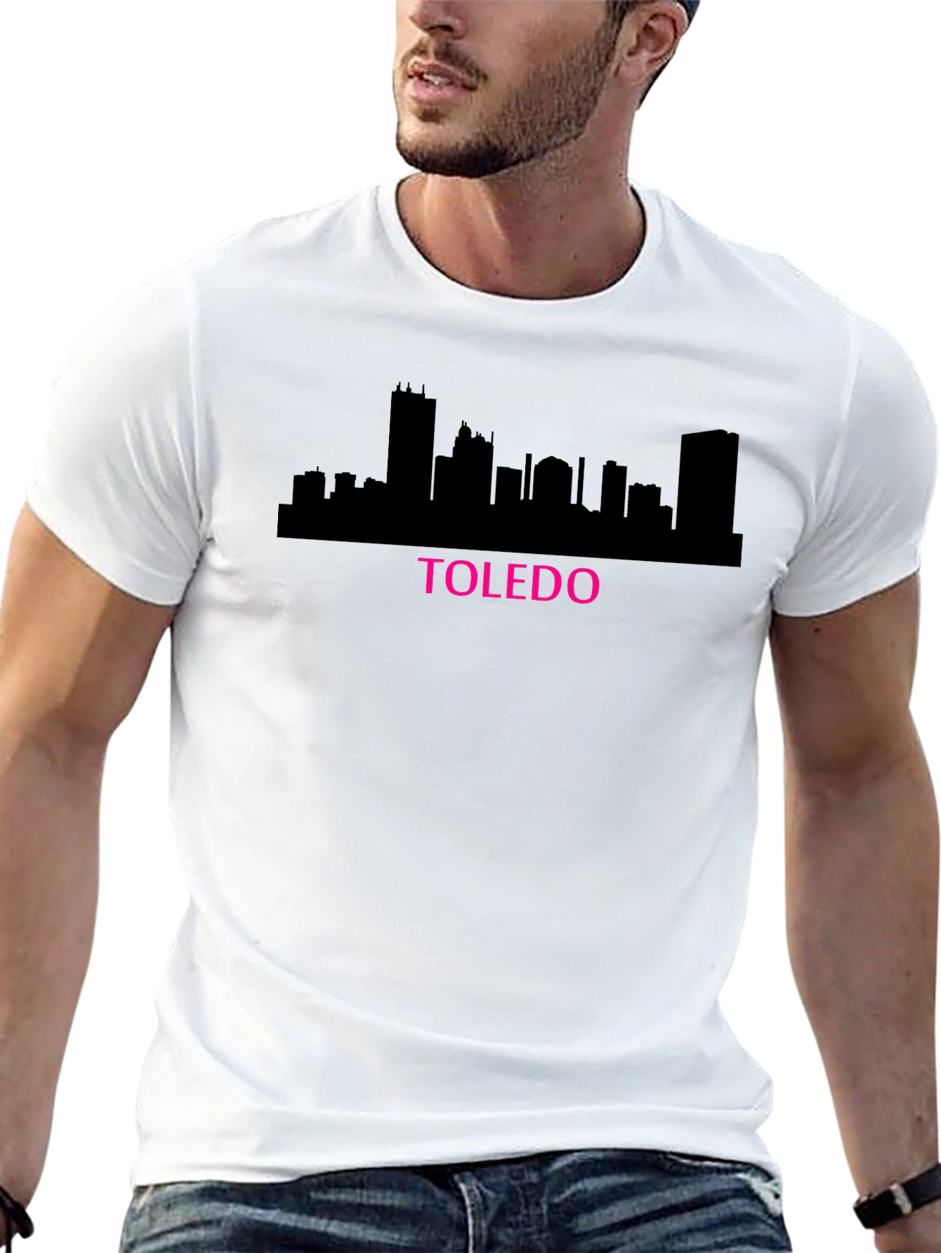 Toledo Skyline T-Shirt - Black