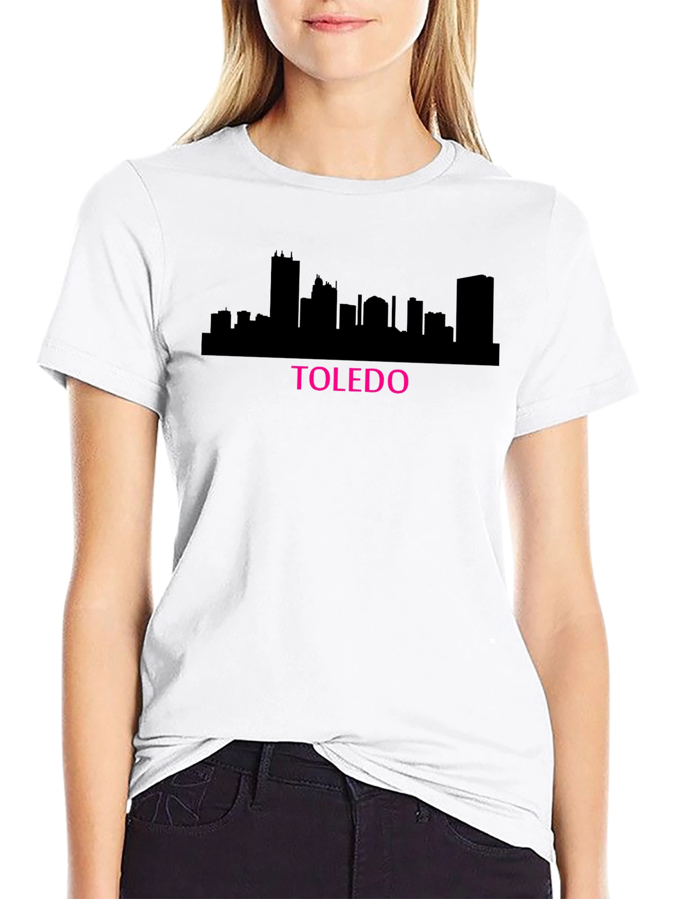 Toledo Skyline T-Shirt - Black