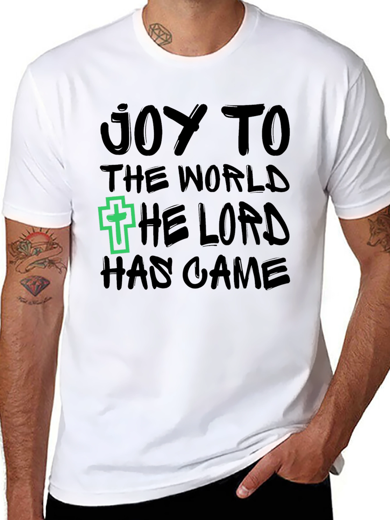 Joy to The World T-Shirt Holiday Tee
