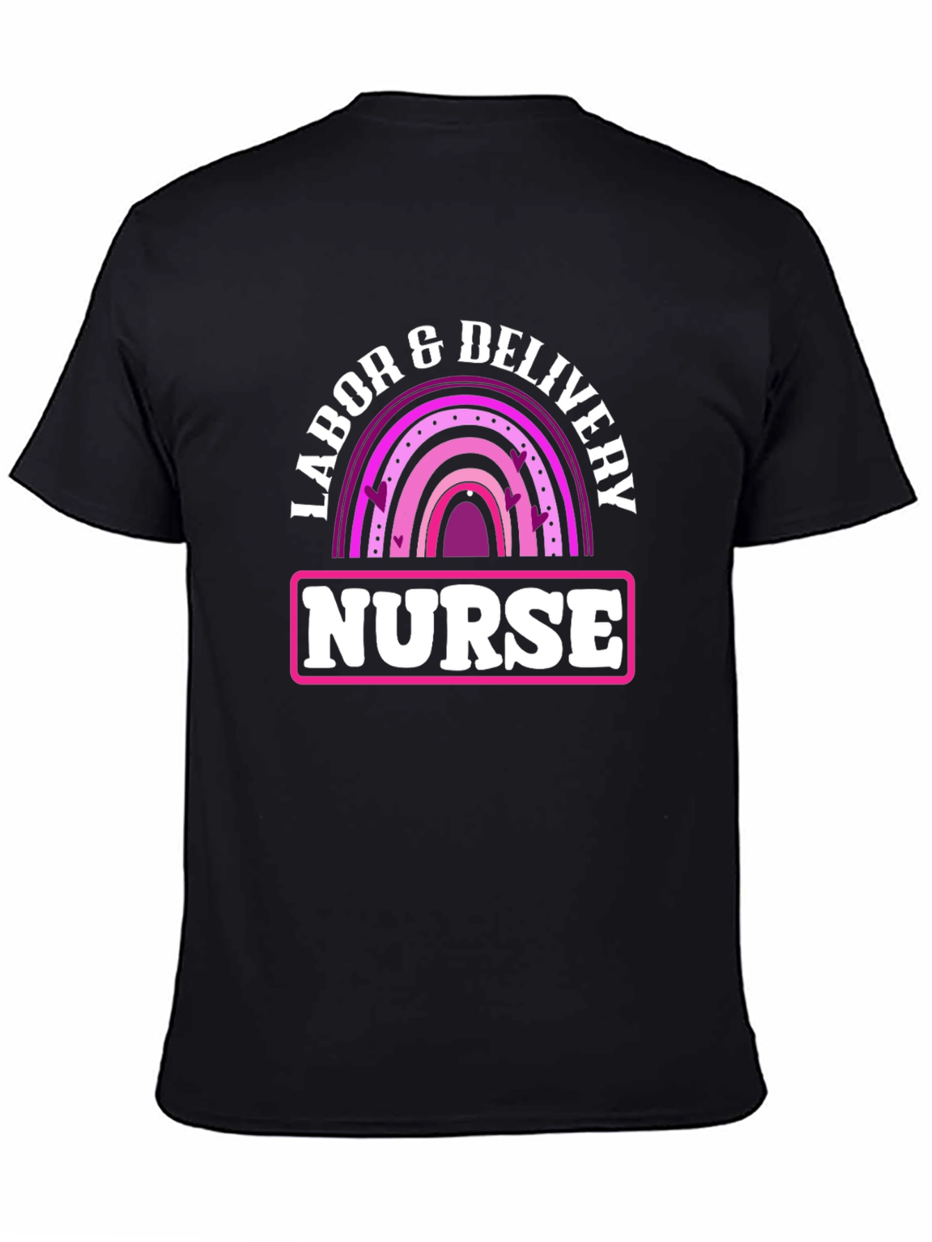 Labor & Delivery Nurse Rainbow Graphic Tee