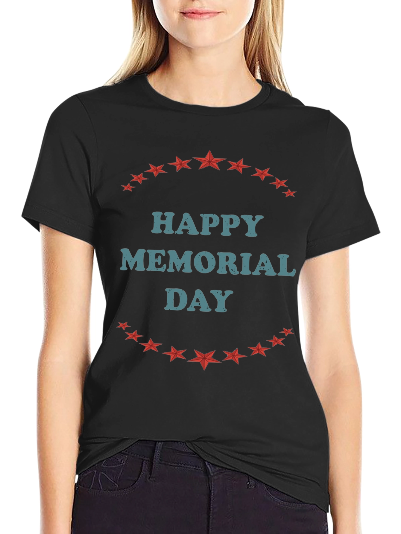 Happy Memorial Day Star T-Shirt