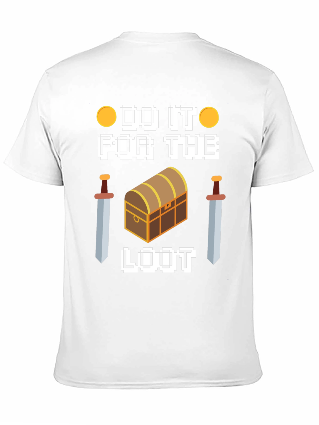 Do It For The Loot Black Graphic Tee