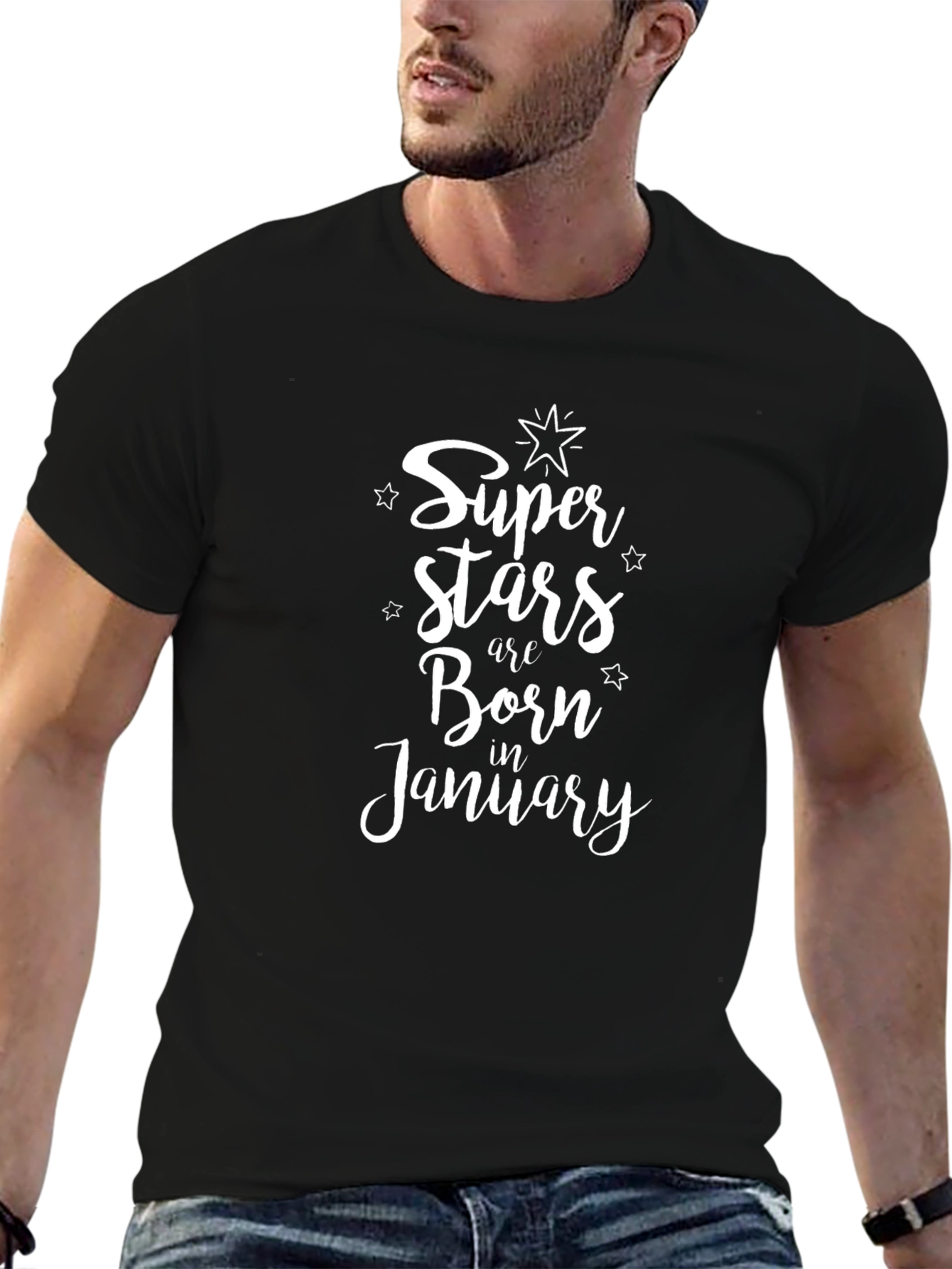 Super Stars Are Born In January - T-Shirt