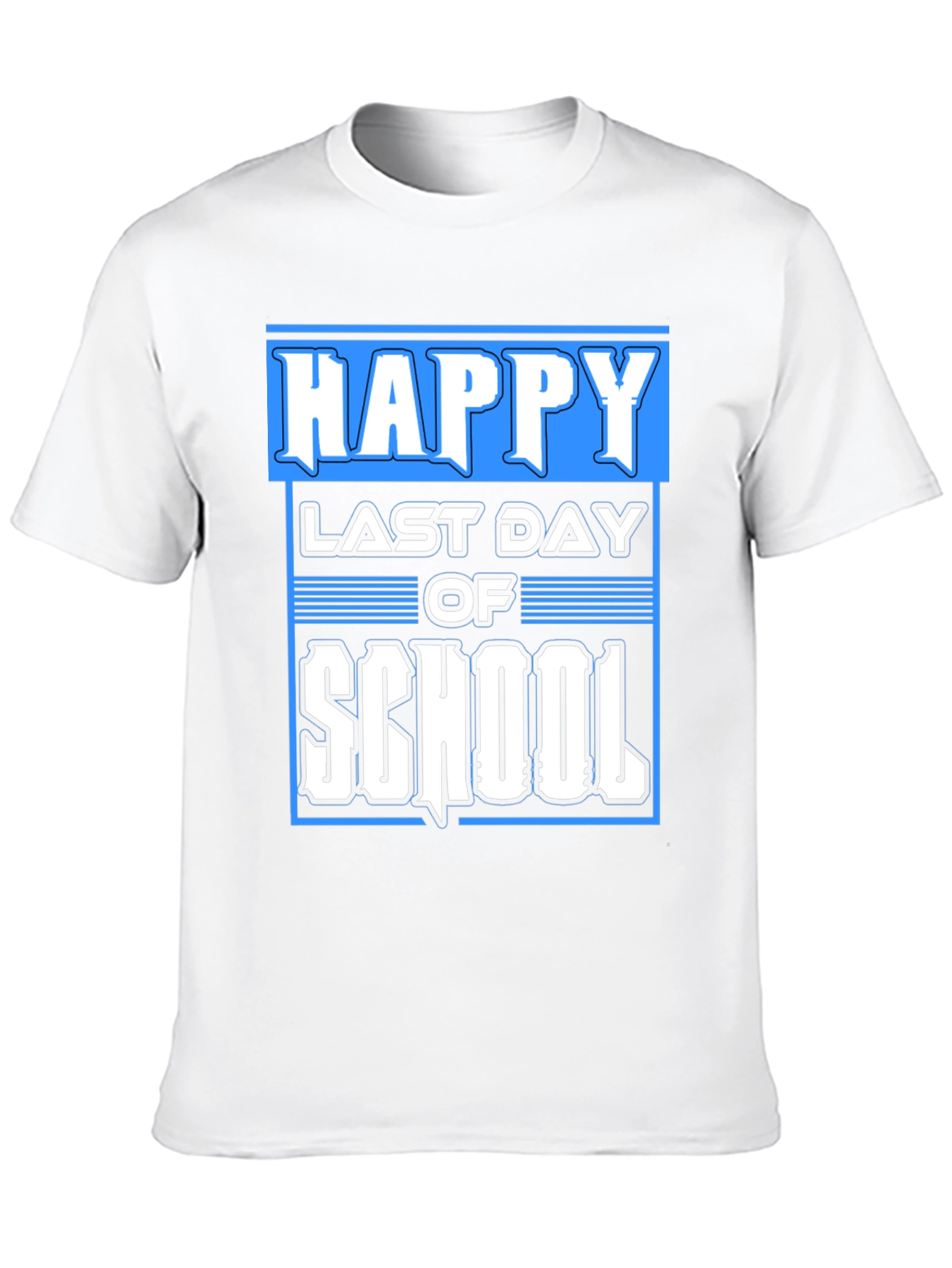 Happy Last Day of School Black T-Shirt