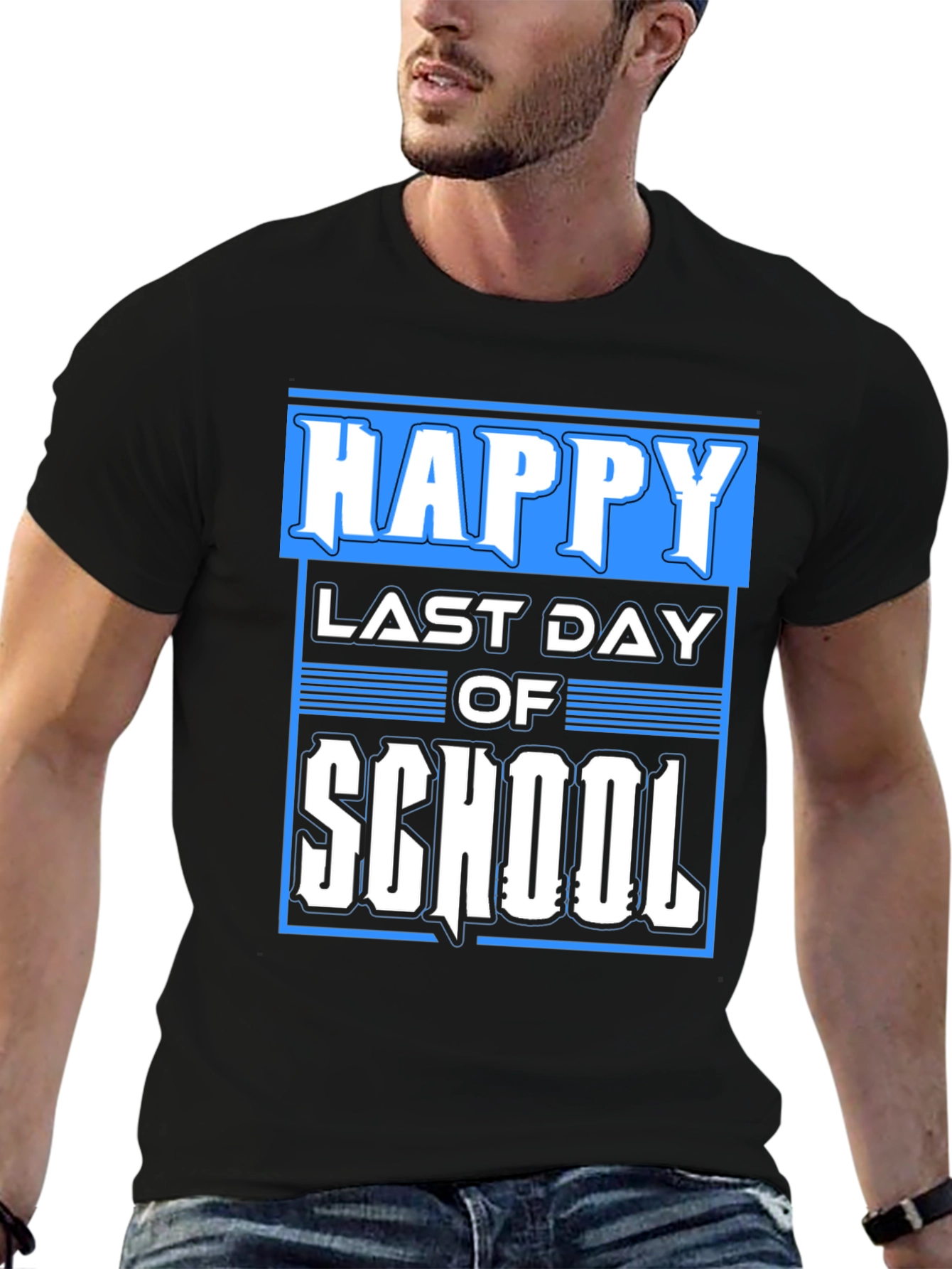 Happy Last Day of School Black T-Shirt