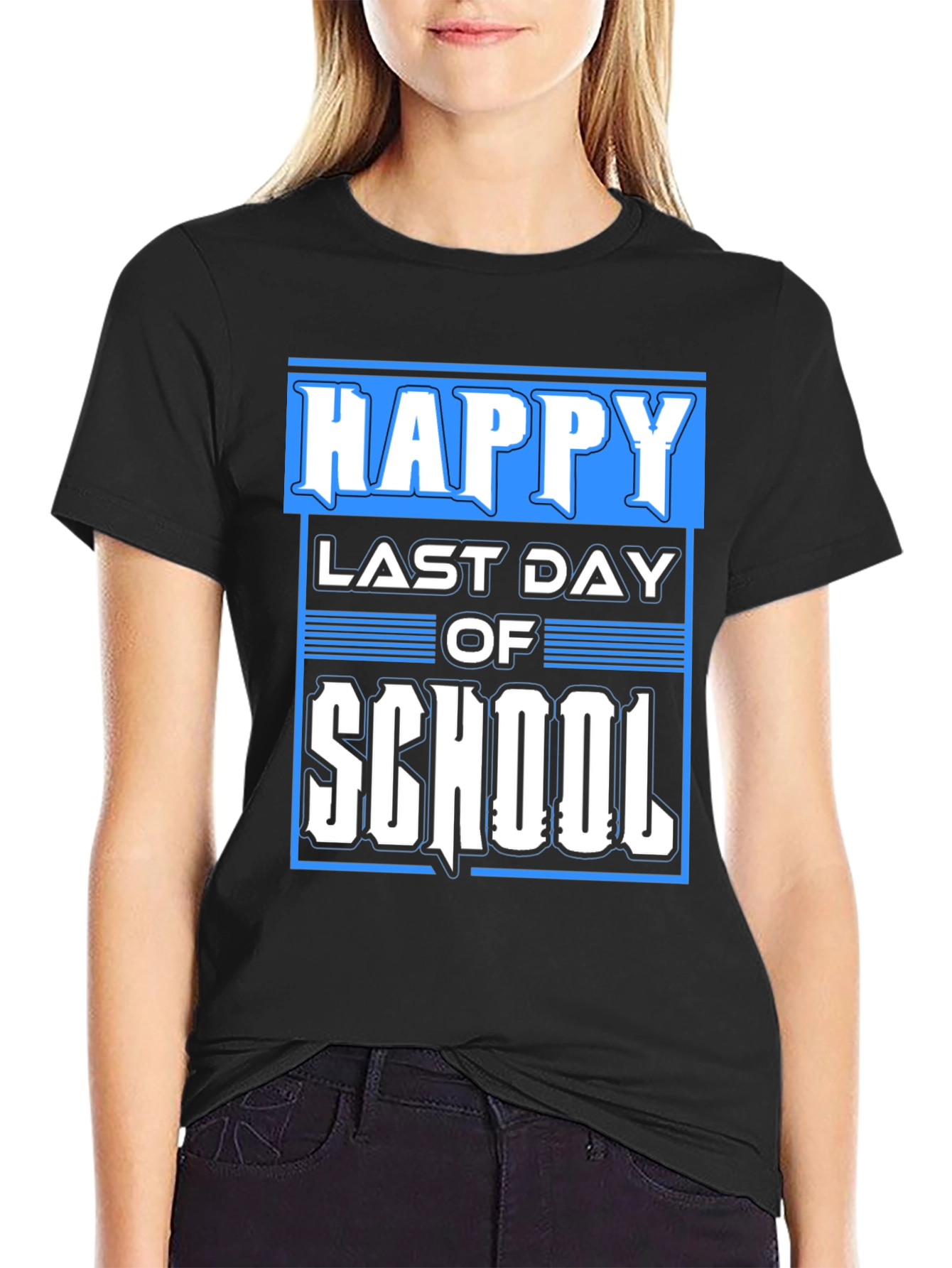 Happy Last Day of School Black T-Shirt
