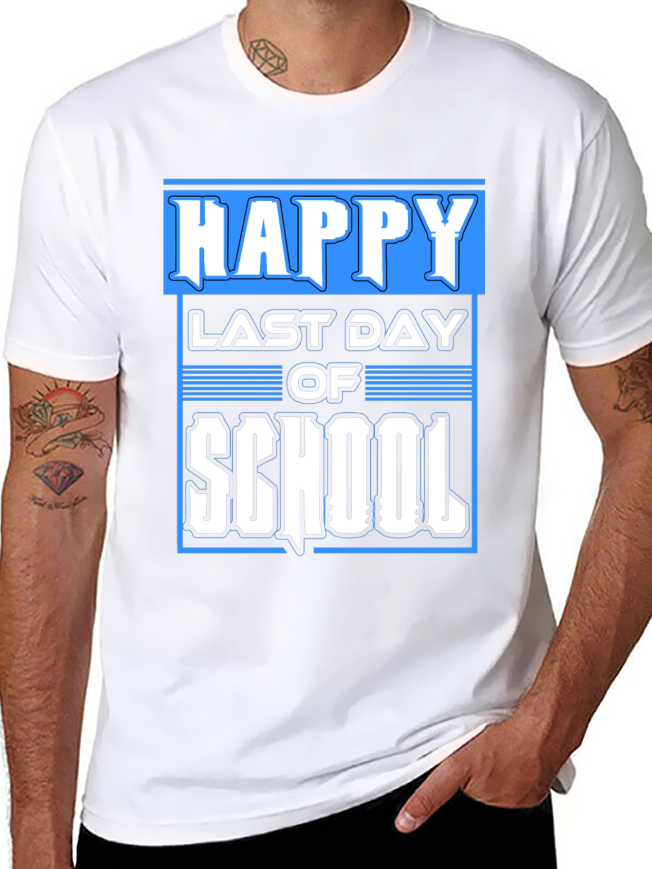 Happy Last Day of School Black T-Shirt