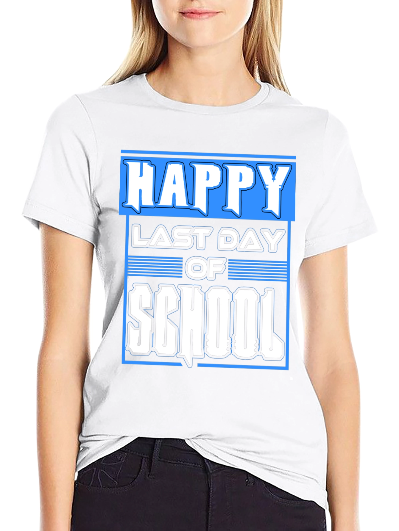 Happy Last Day of School Black T-Shirt