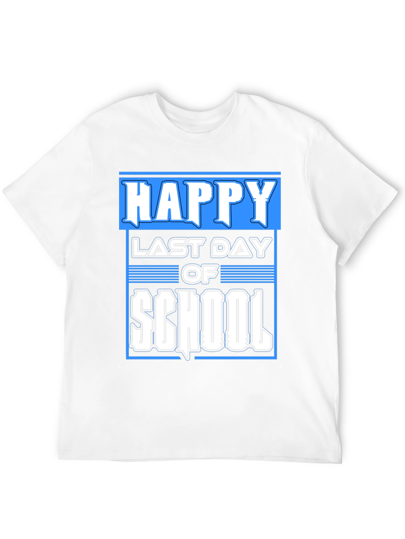Happy Last Day of School Black T-Shirt