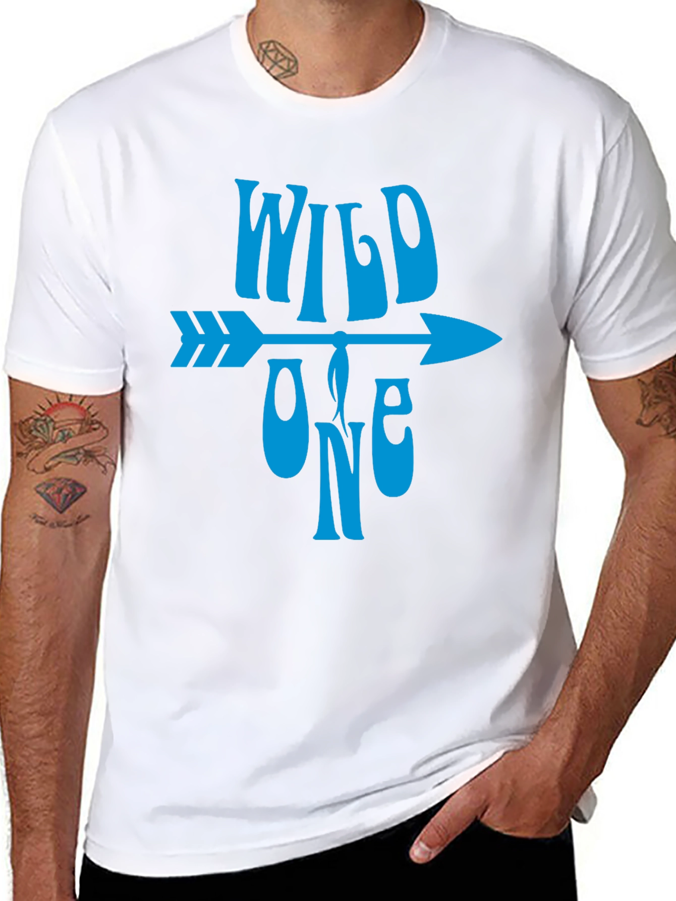 Wild One Arrow Graphic Tee - Trendy Casual T-Shirt