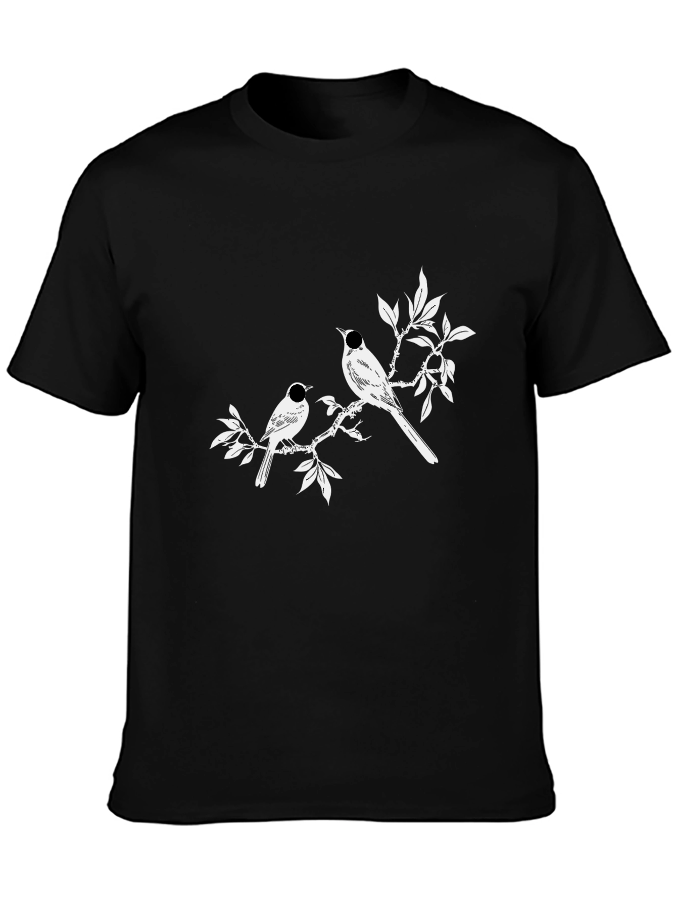Bird Branch Graphic Tee - Casual Style